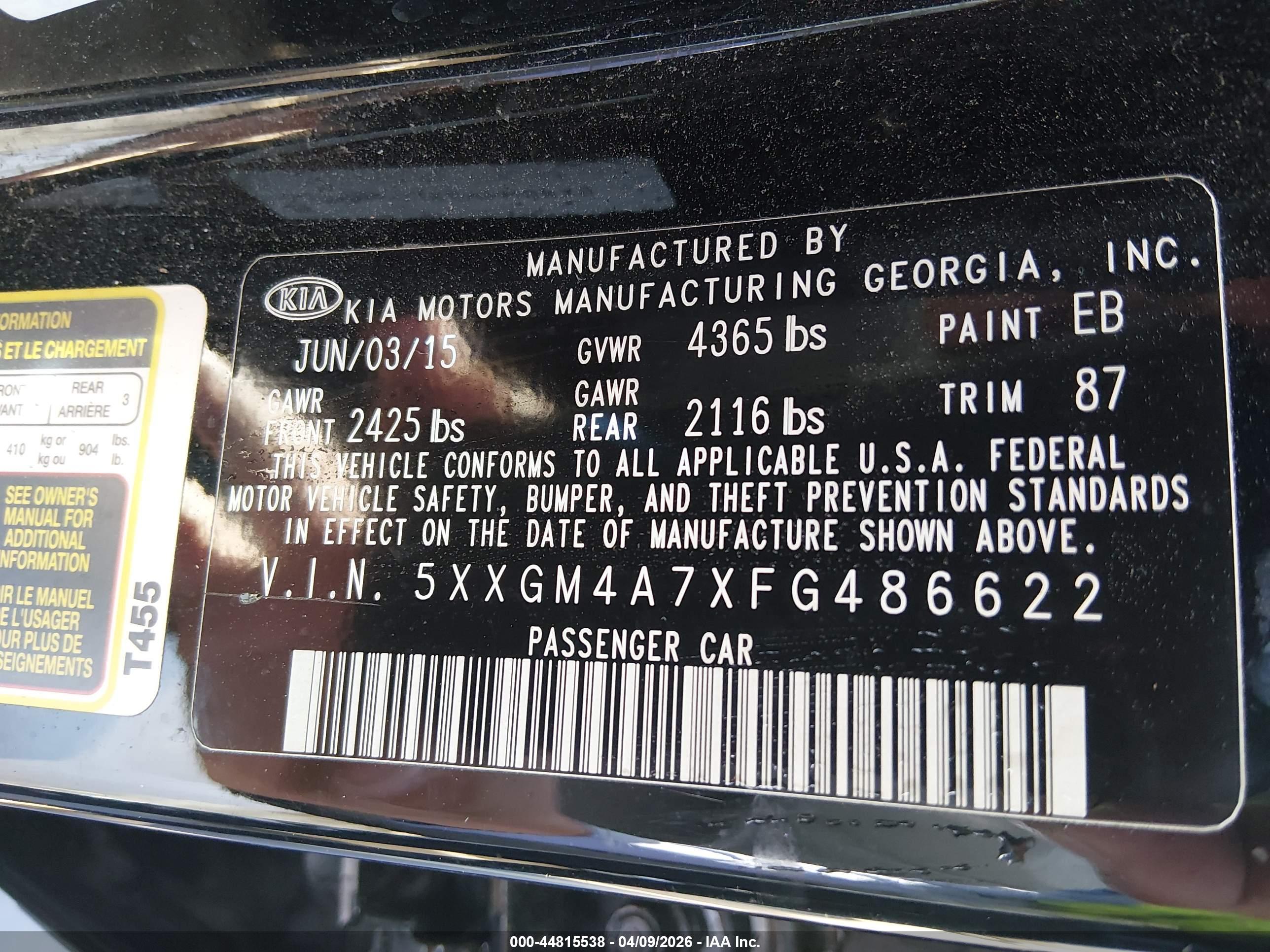 KIA OPTIMA image 9