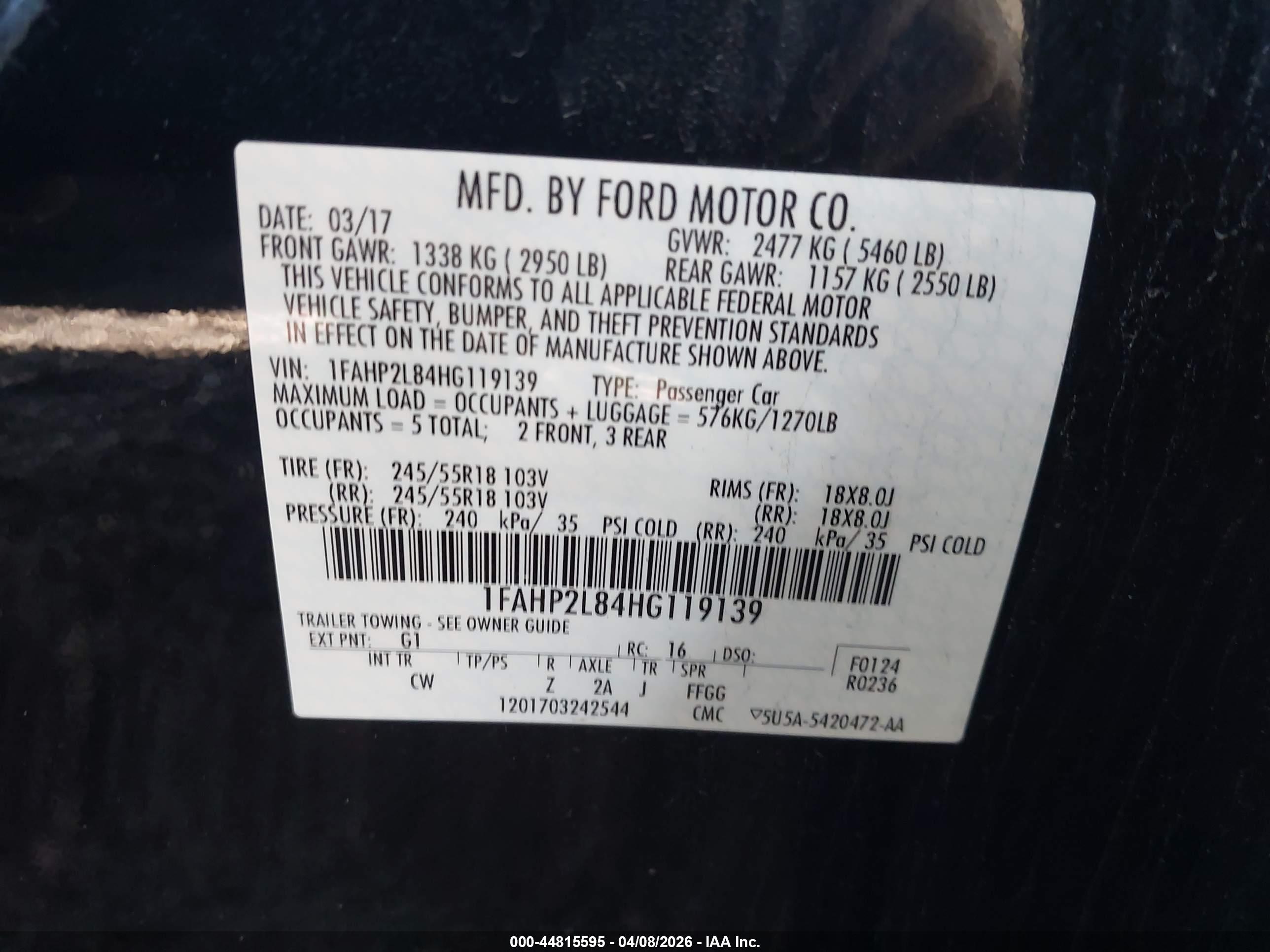 FORD TAURUS image 9