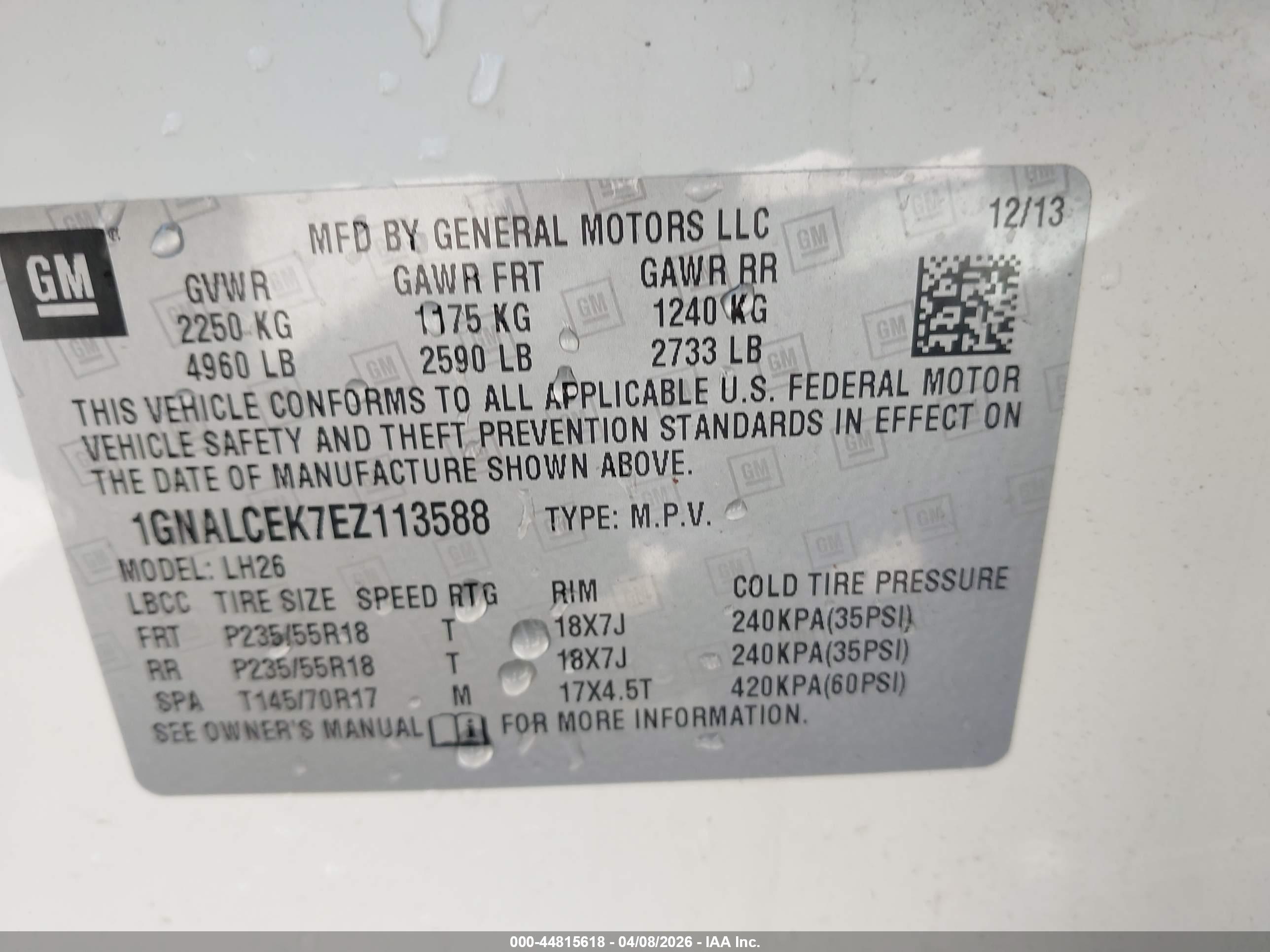 CHEVROLET EQUINOX image 9