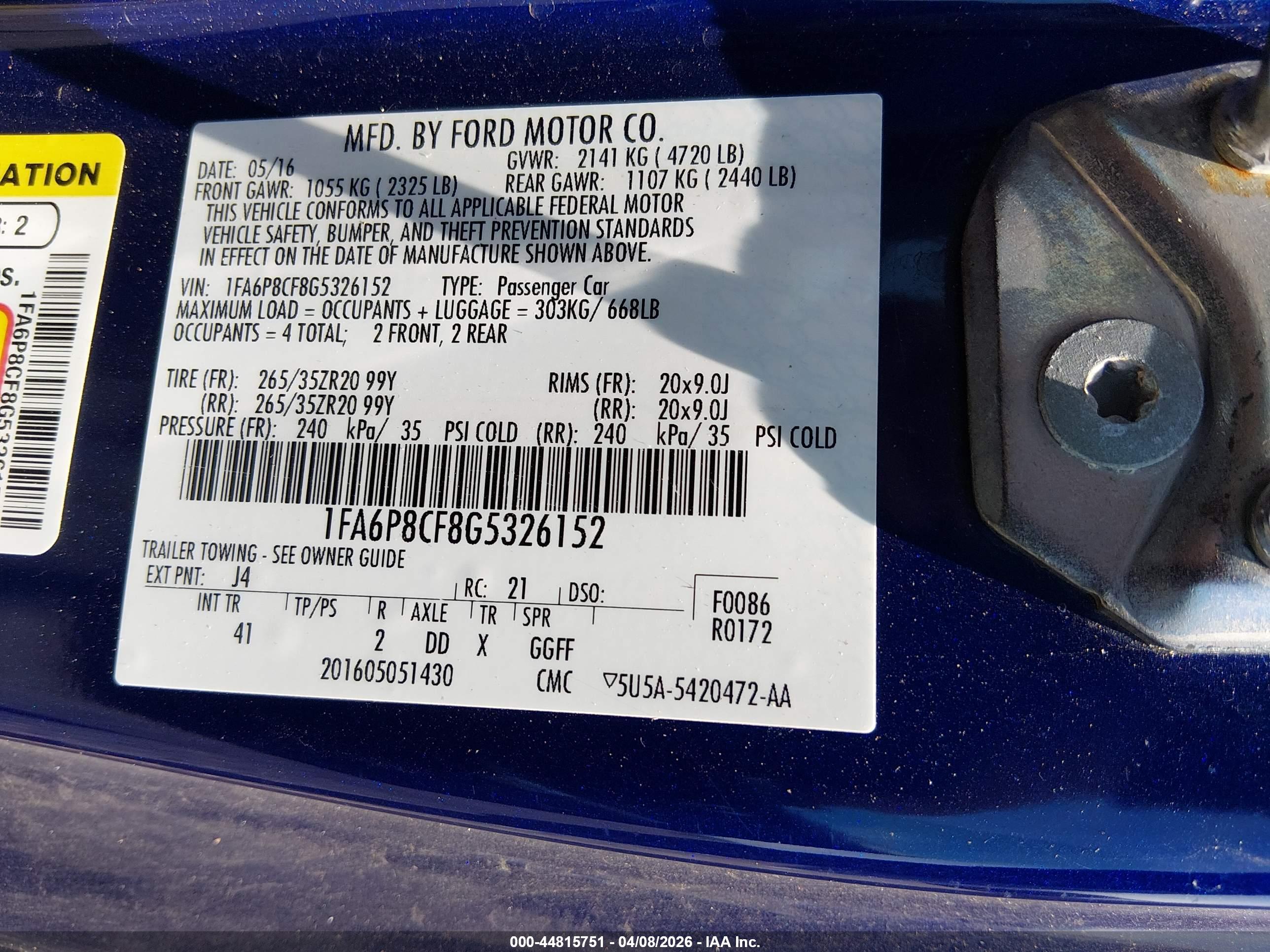 FORD MUSTANG image 9