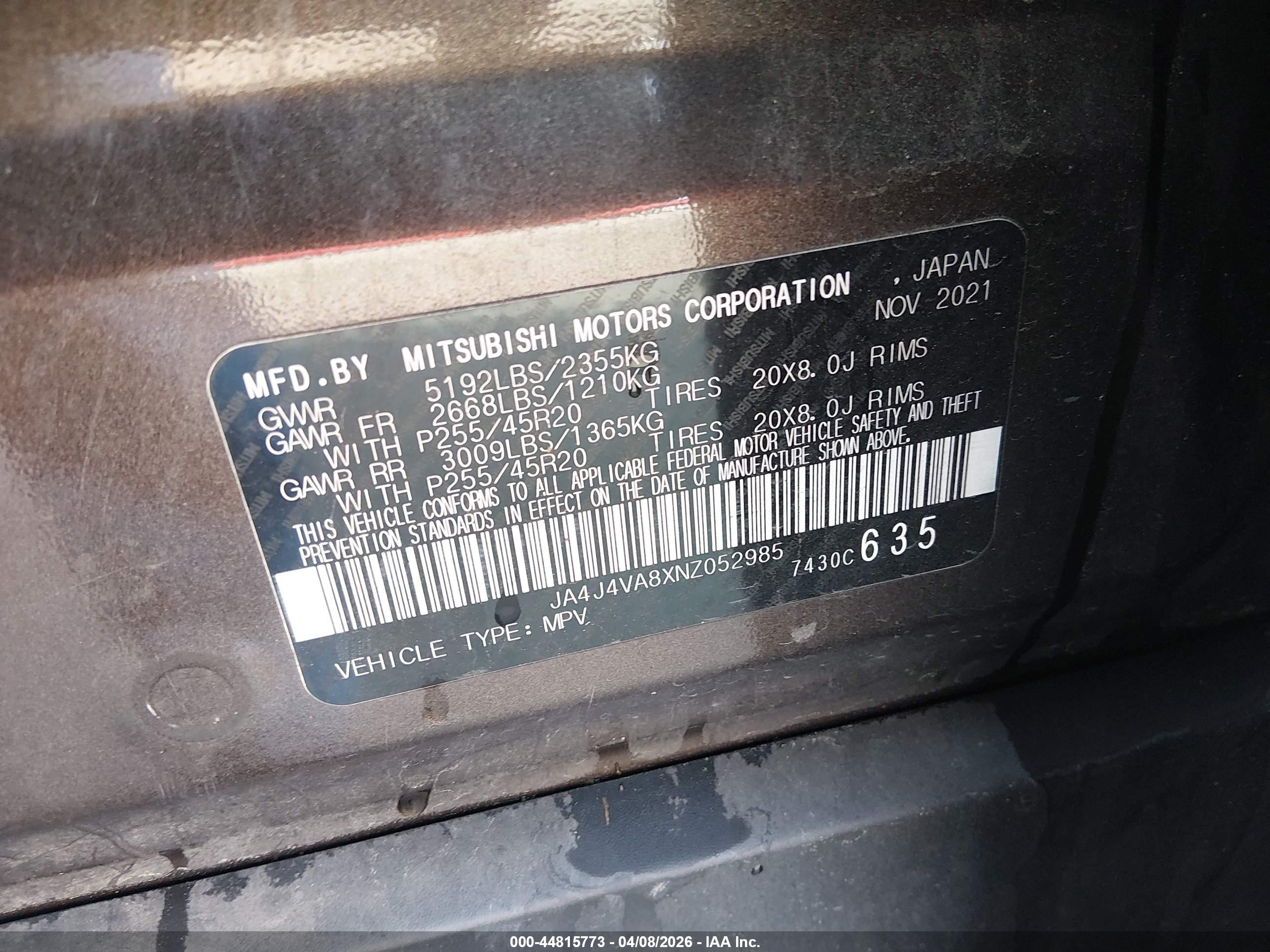 MITSUBISHI OUTLANDER image 9