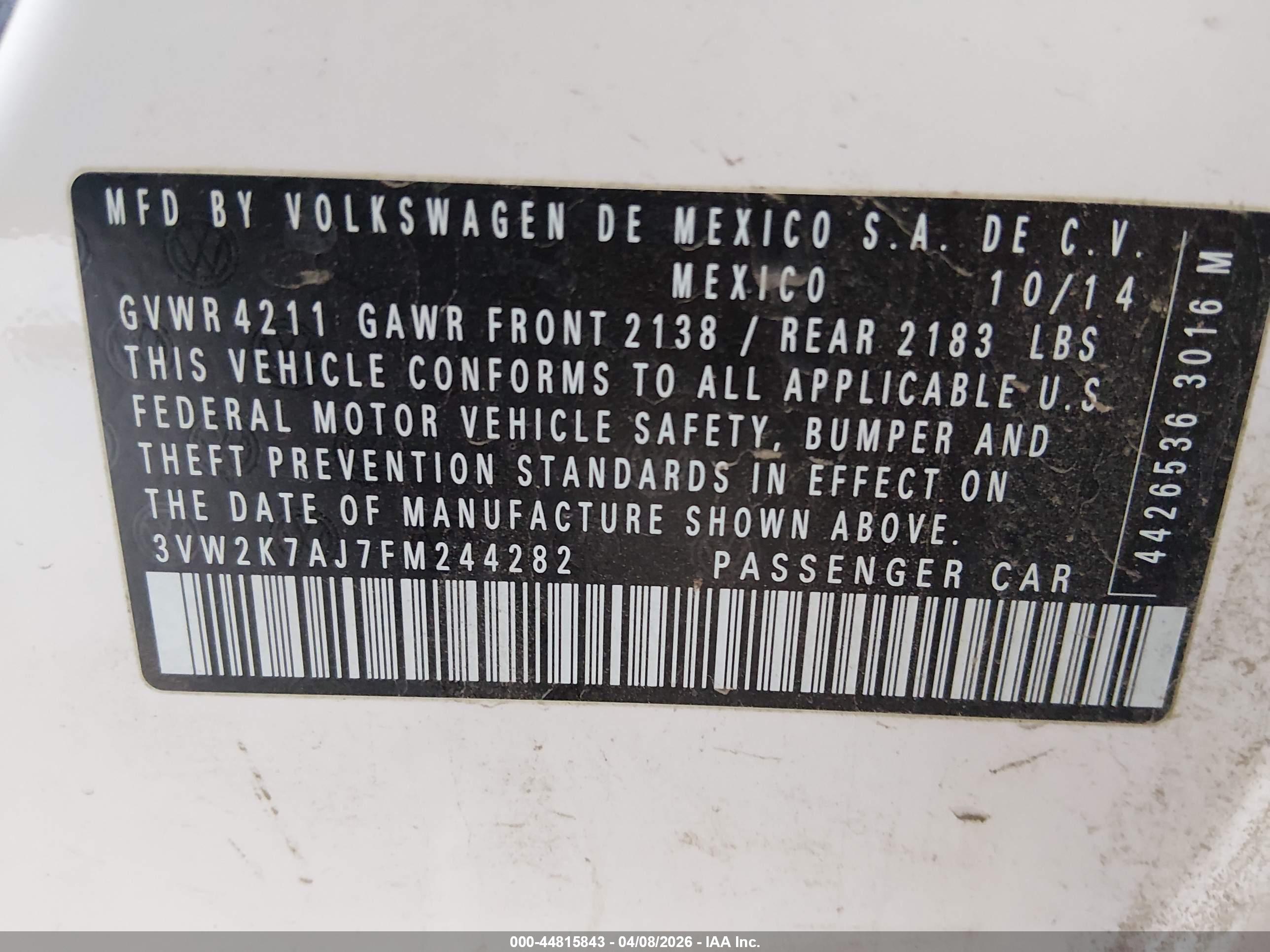 VOLKSWAGEN JETTA image 9