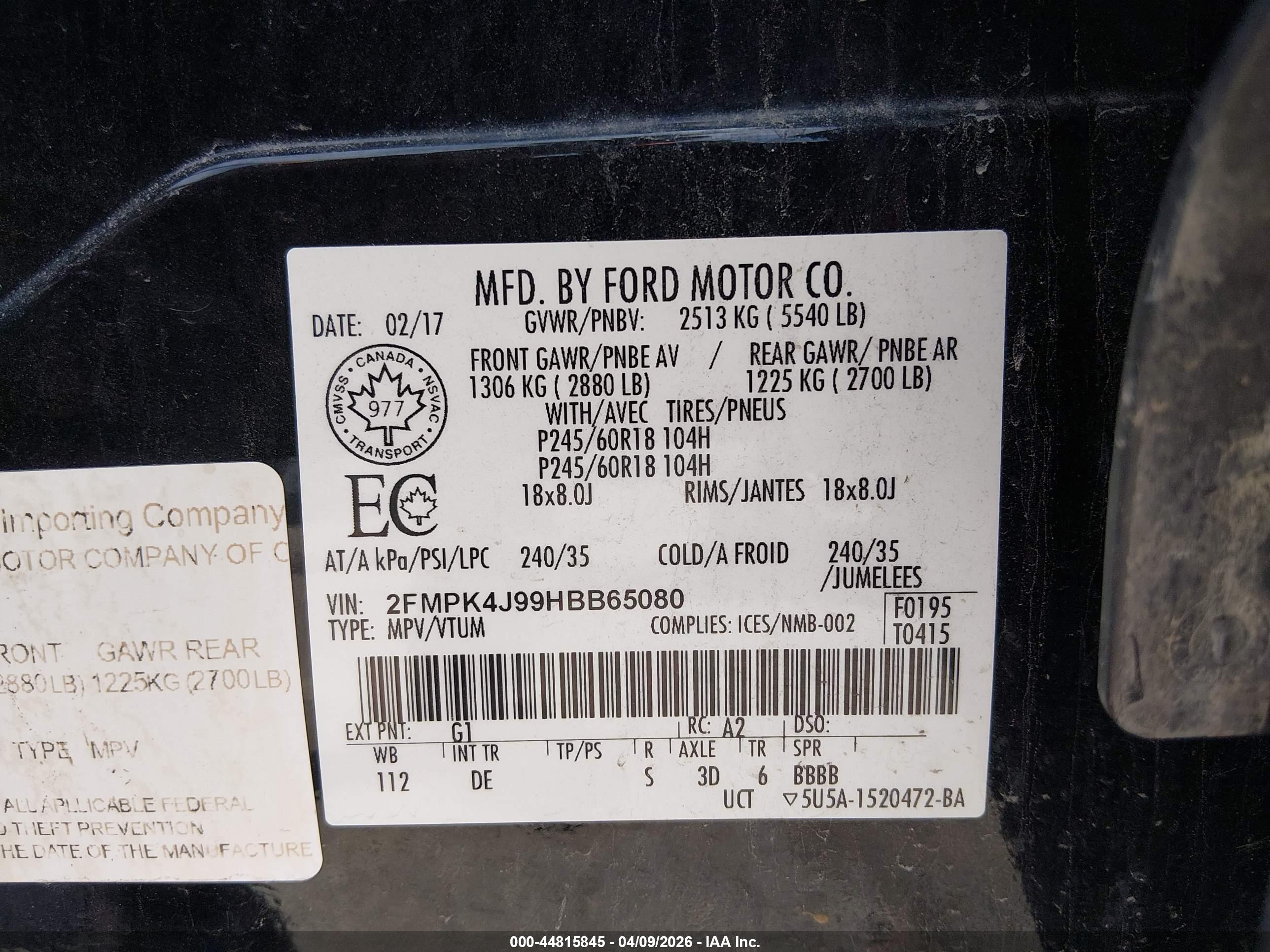 FORD EDGE image 9
