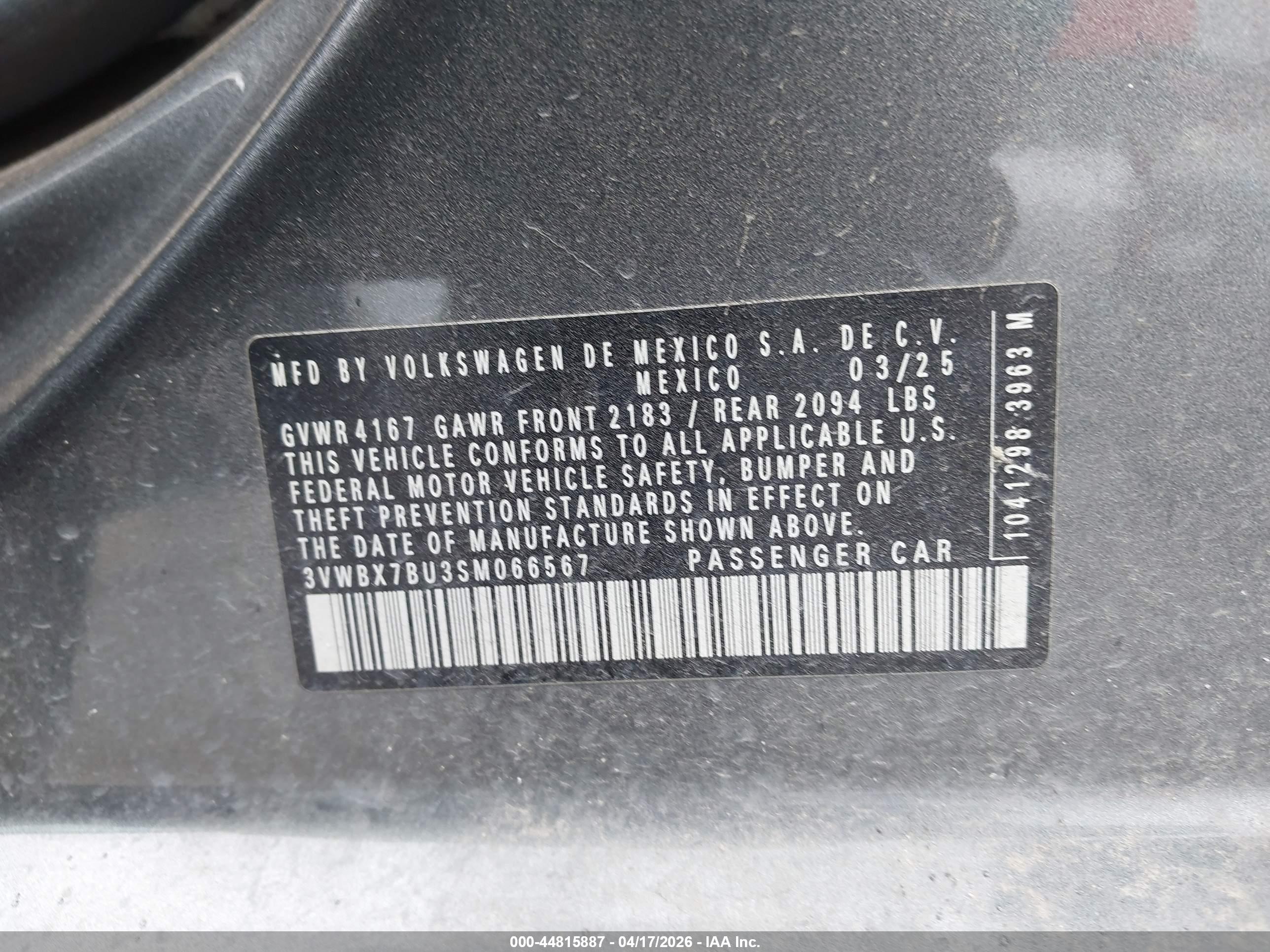 VOLKSWAGEN JETTA image 9