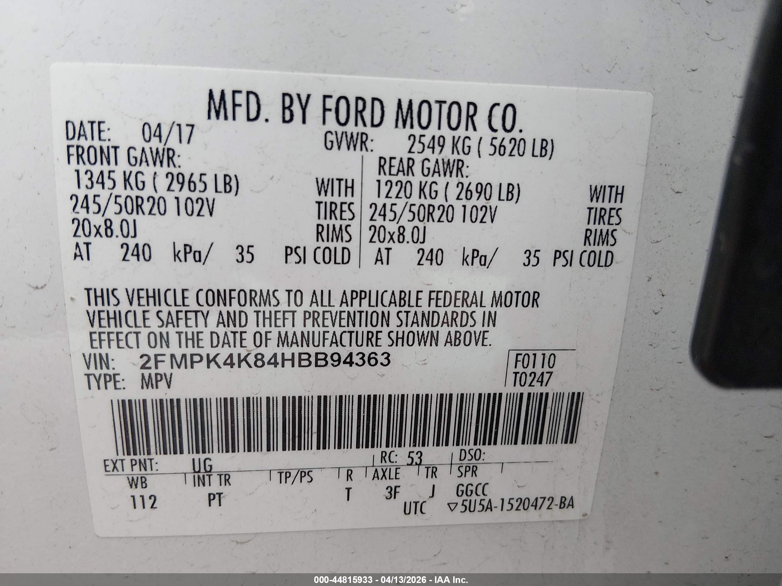 FORD EDGE image 9