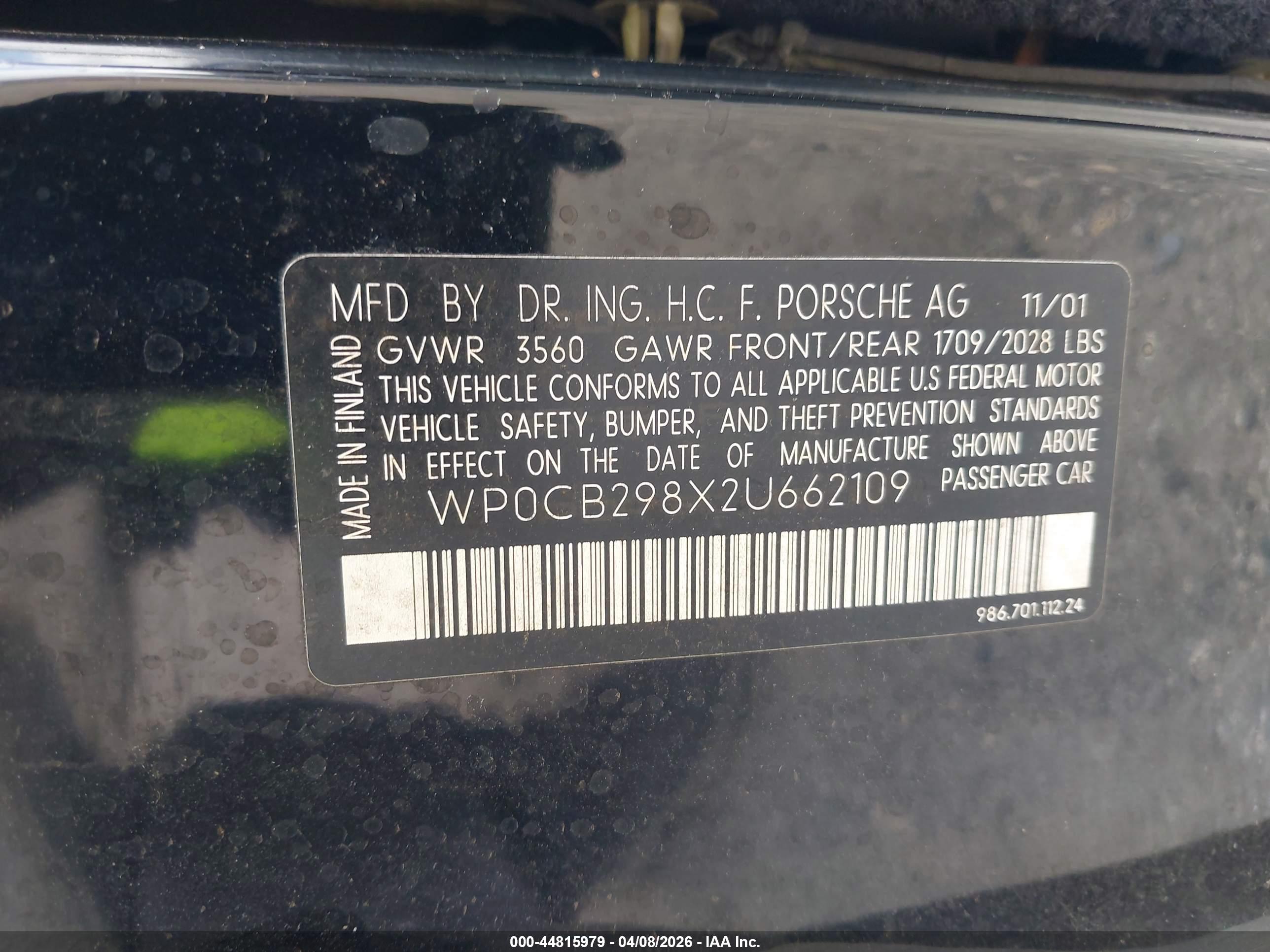 PORSCHE BOXSTER image 9