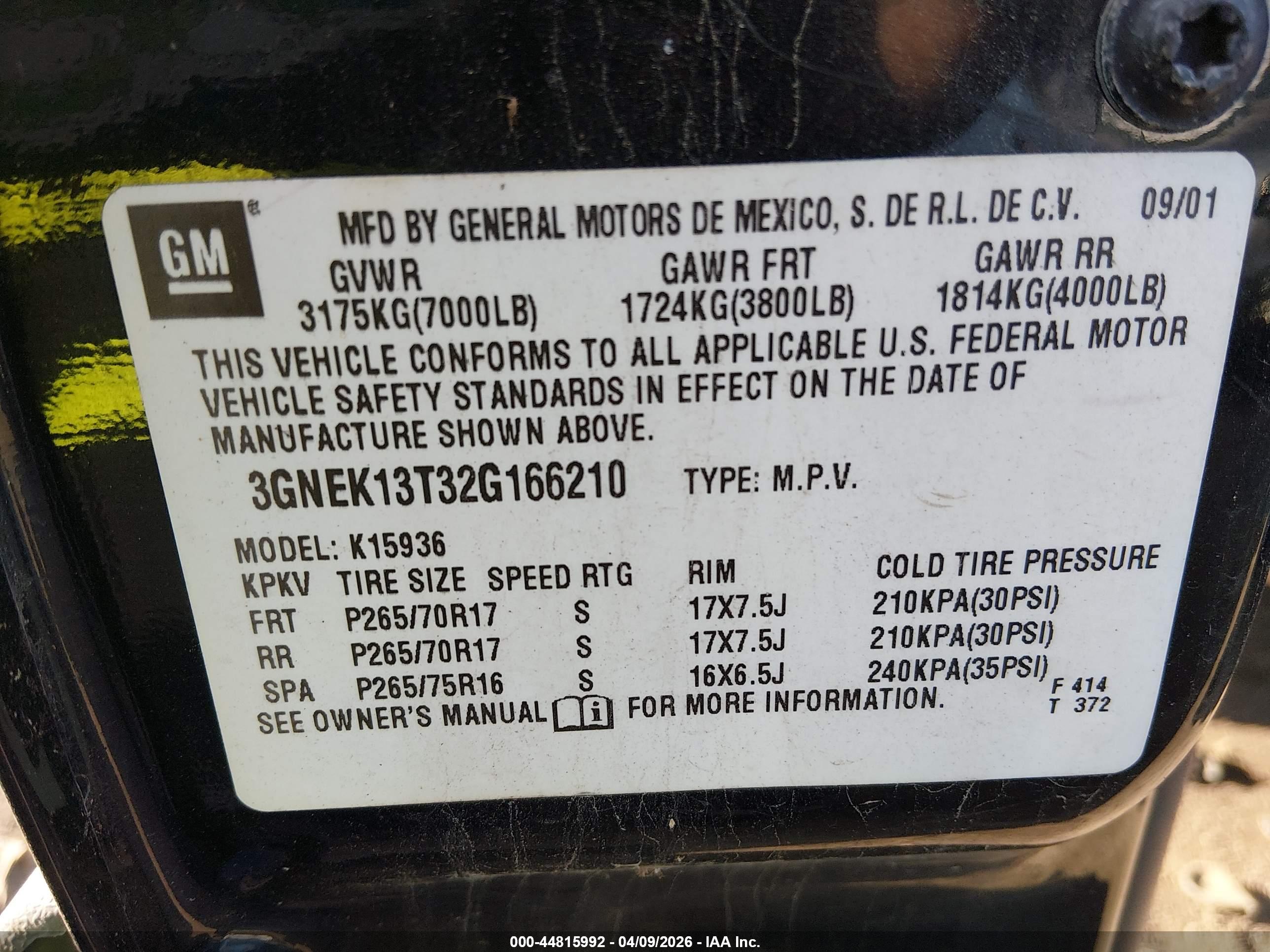 CHEVROLET AVALANCHE image 9