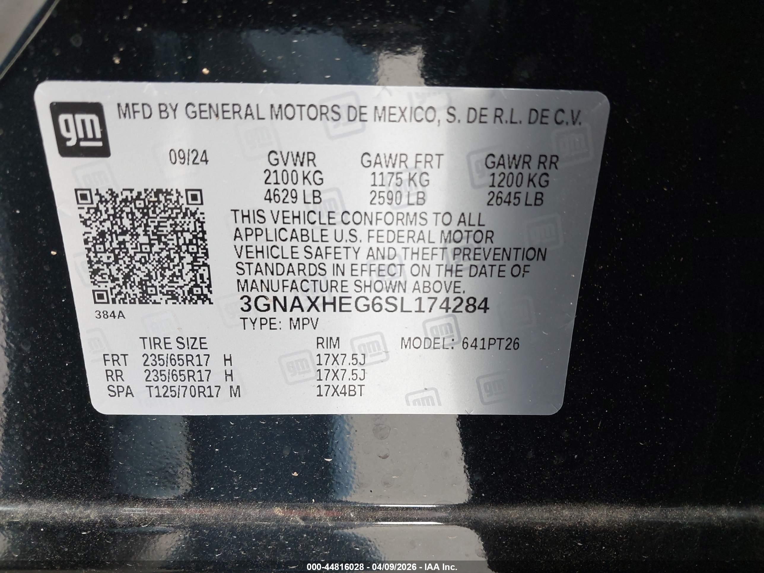 CHEVROLET EQUINOX image 9