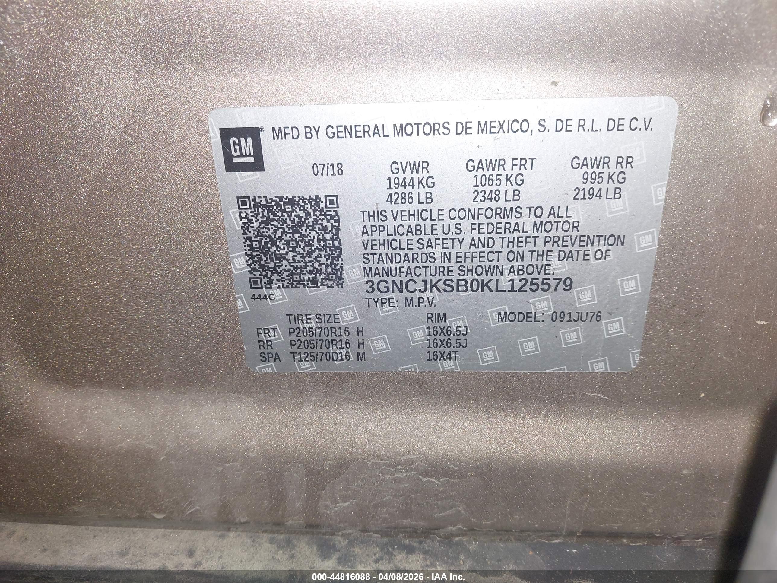 CHEVROLET TRAX image 9