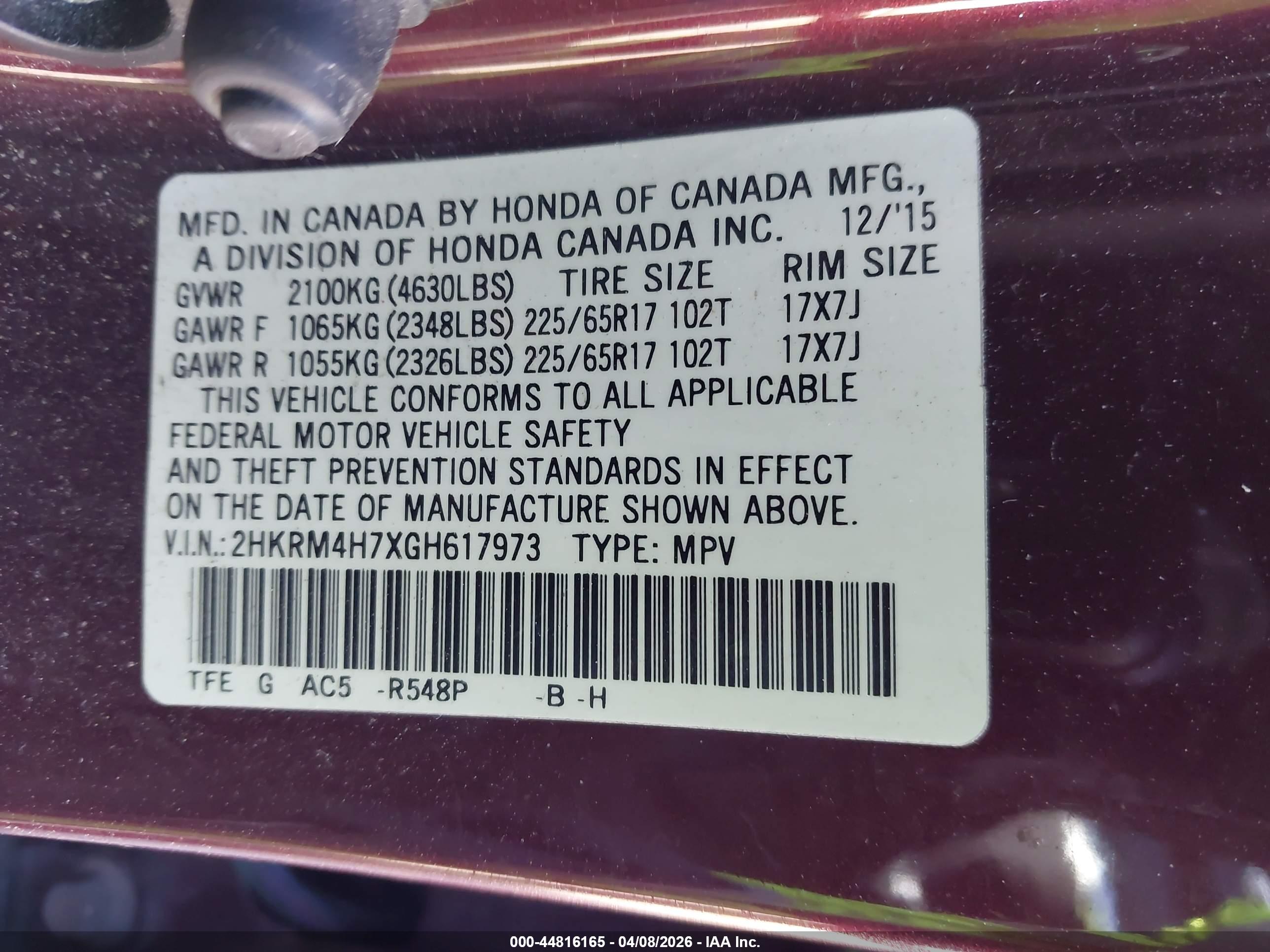 HONDA CR-V image 9