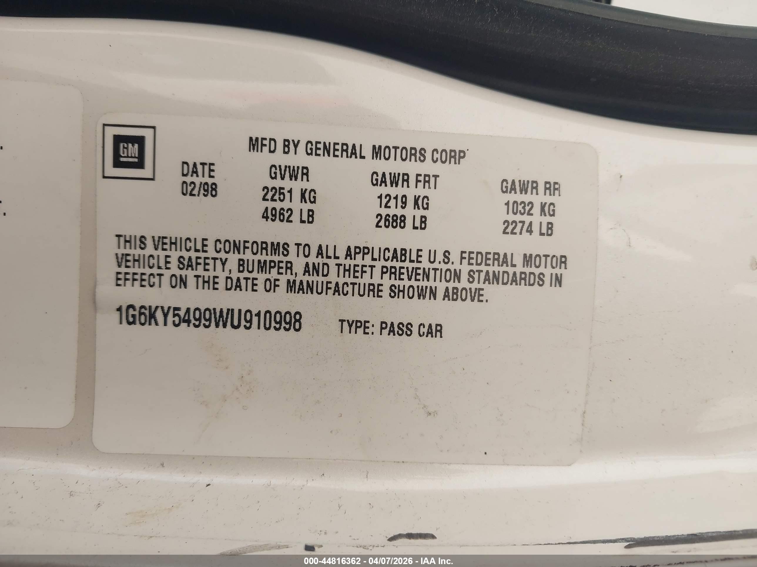 CADILLAC SEVILLE image 9