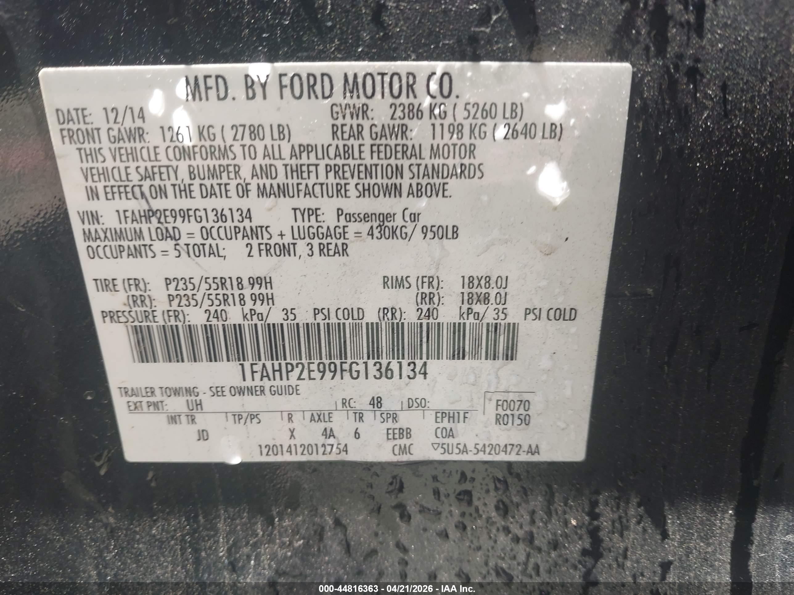 FORD TAURUS image 9