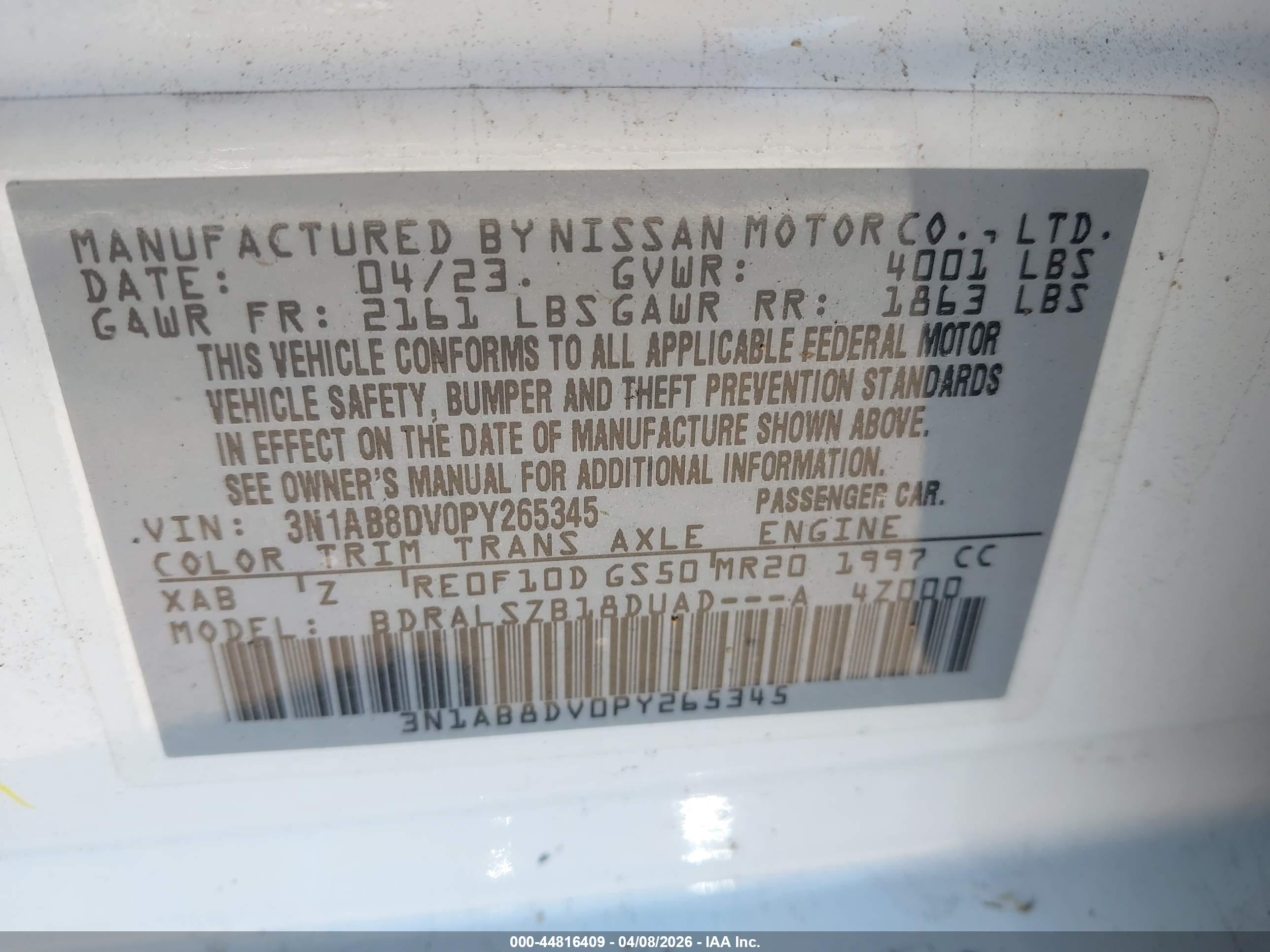 NISSAN SENTRA image 9