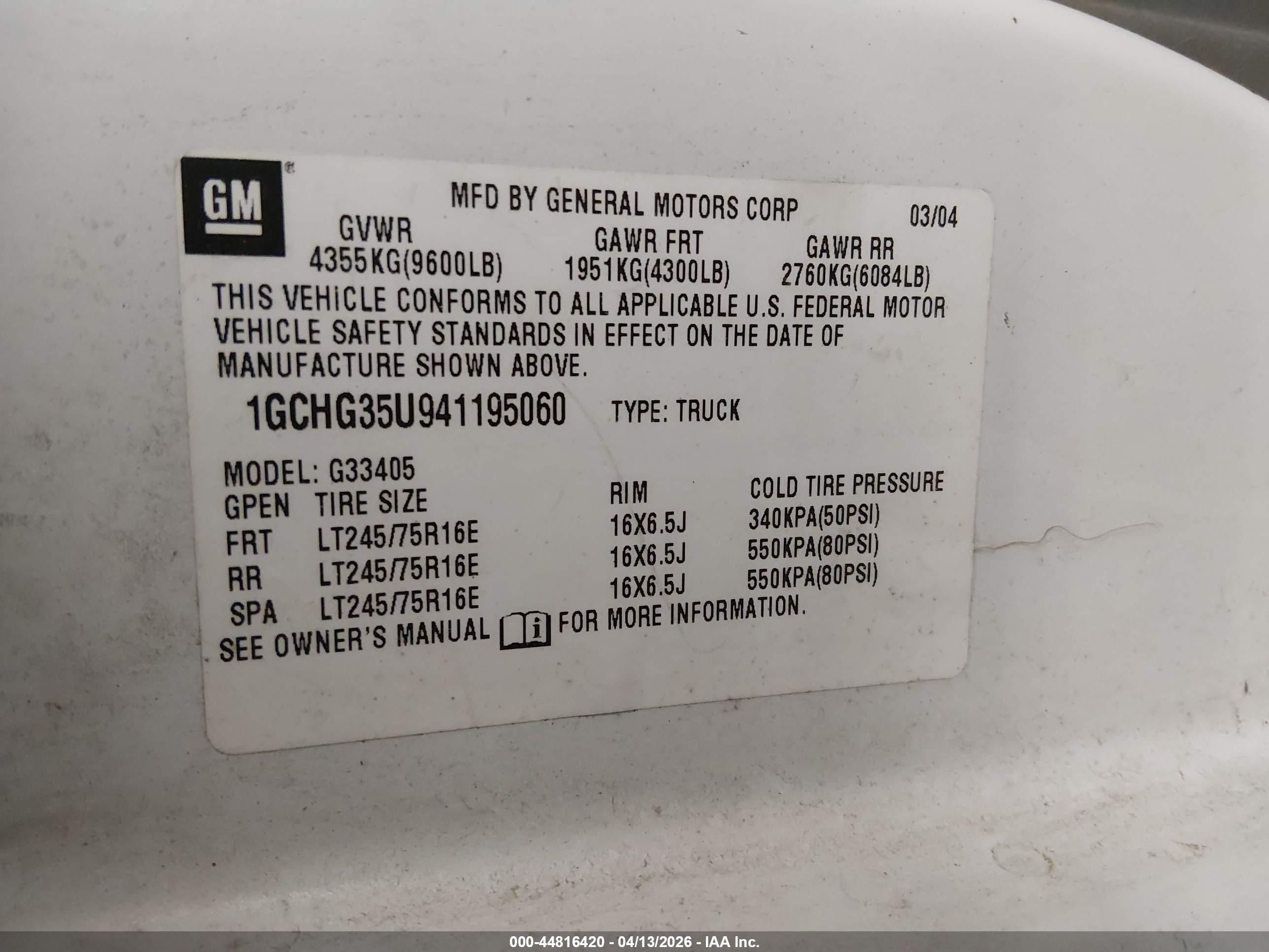 CHEVROLET EXPRESS image 9