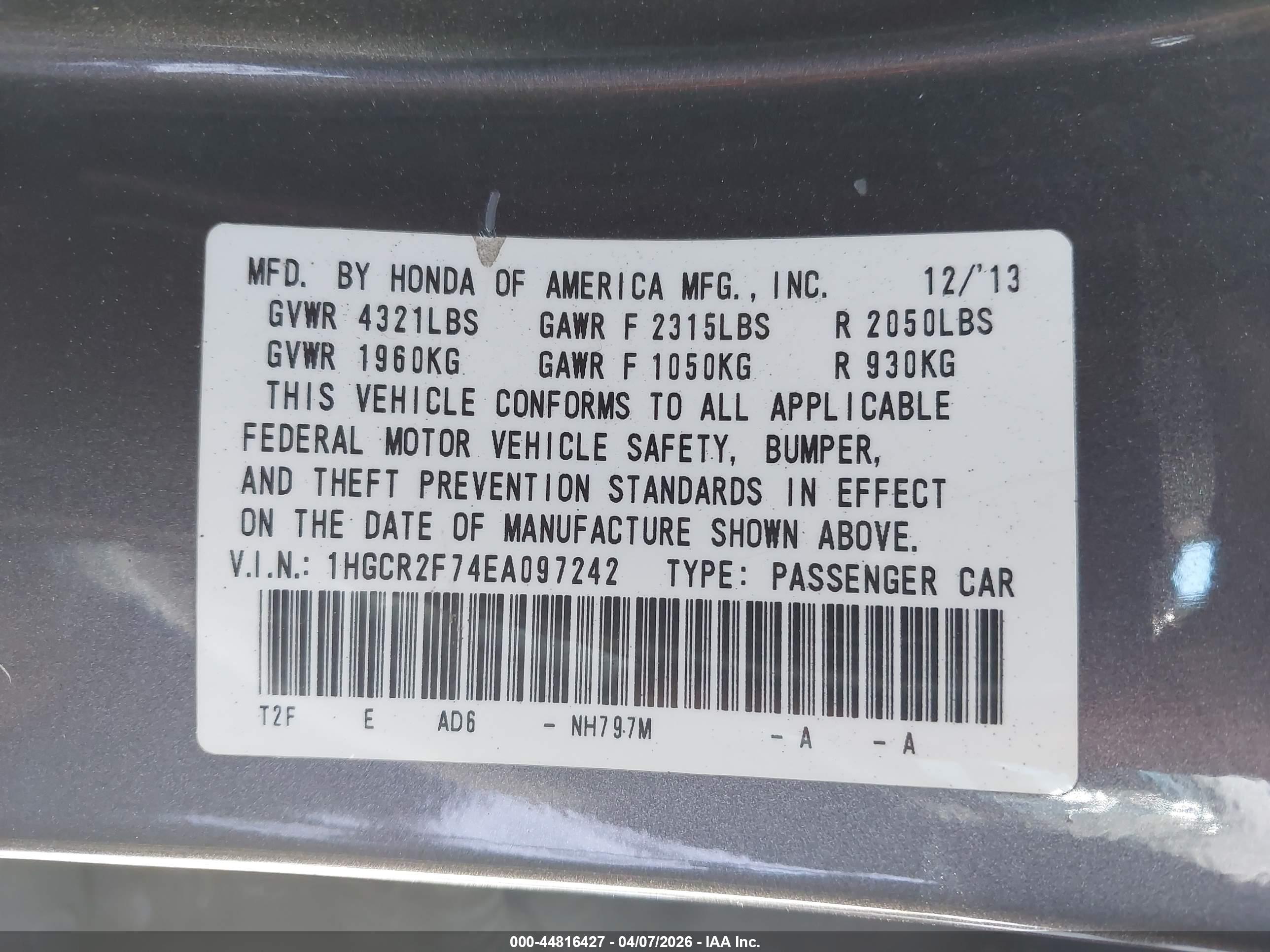HONDA ACCORD image 9