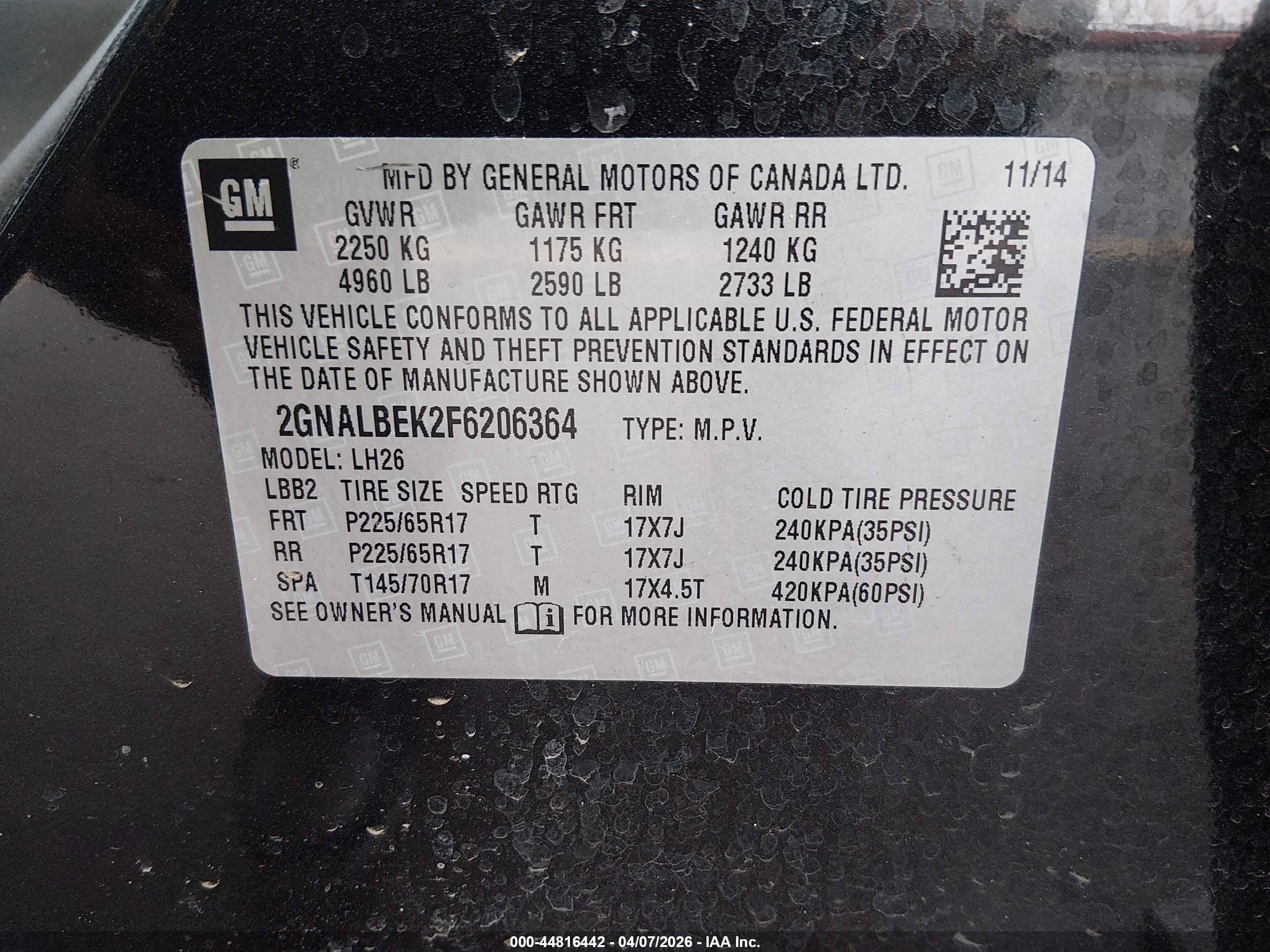 CHEVROLET EQUINOX image 9