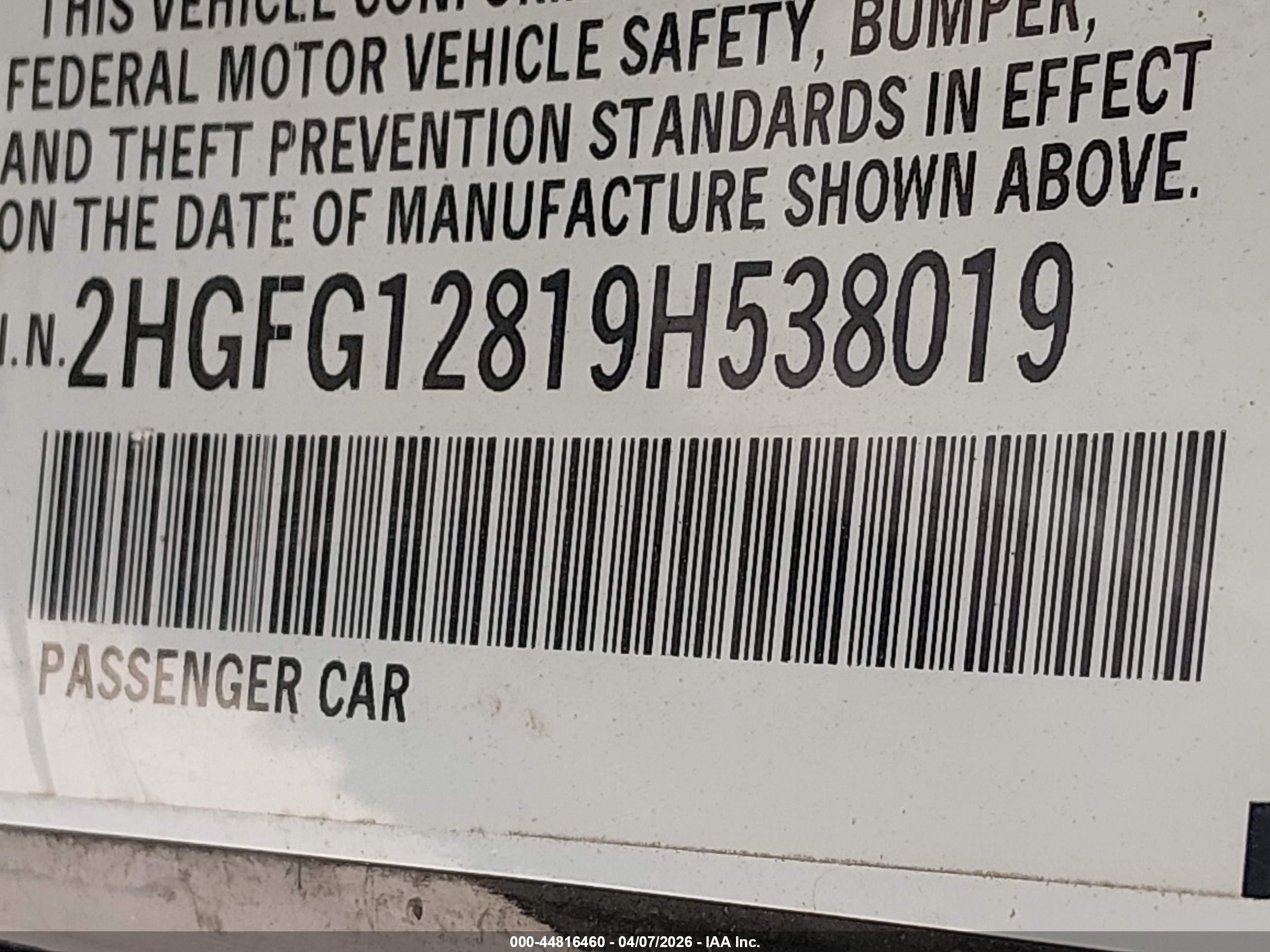 HONDA CIVIC image 9