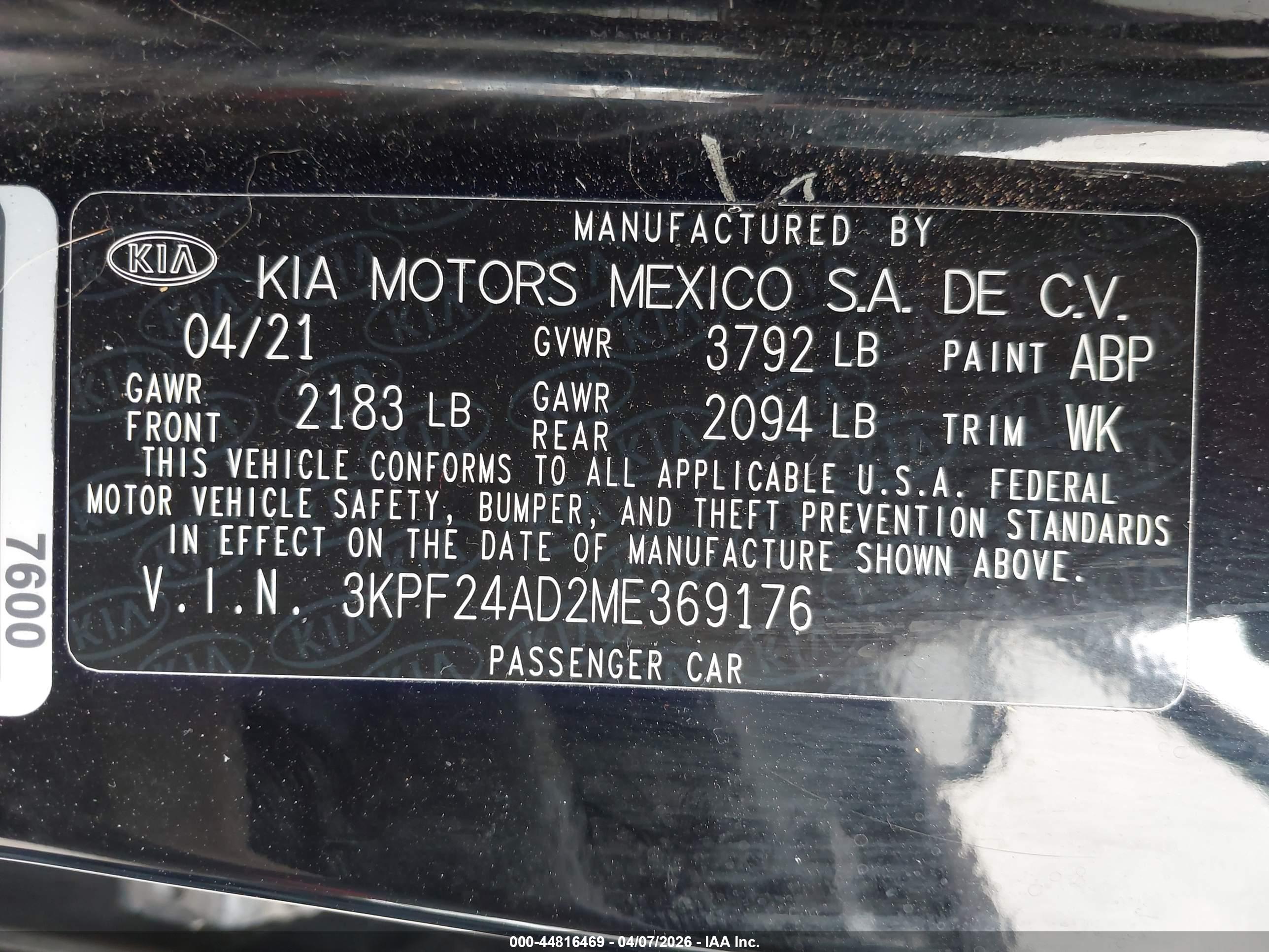 KIA FORTE image 9