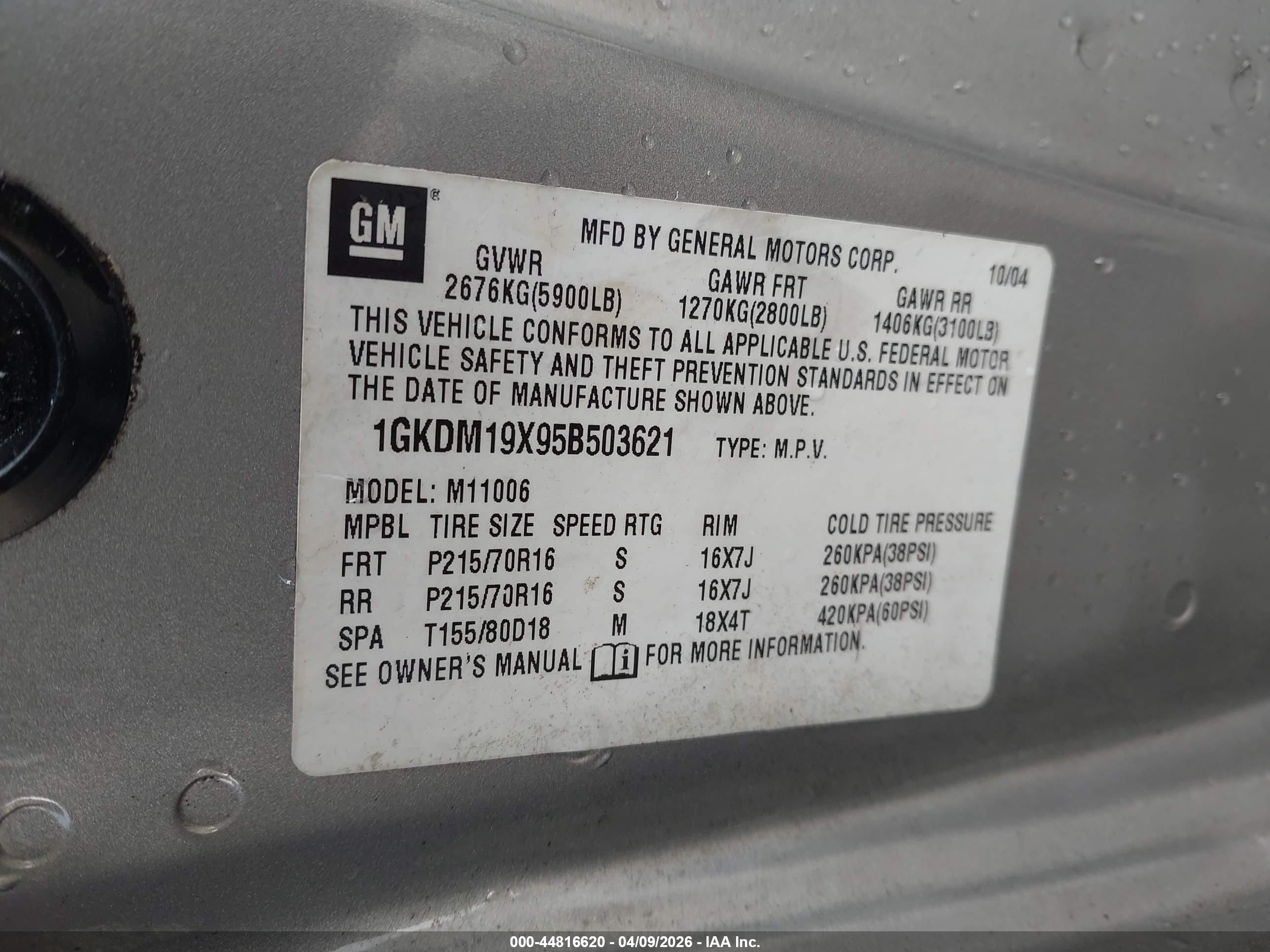 GMC SAFARI image 9