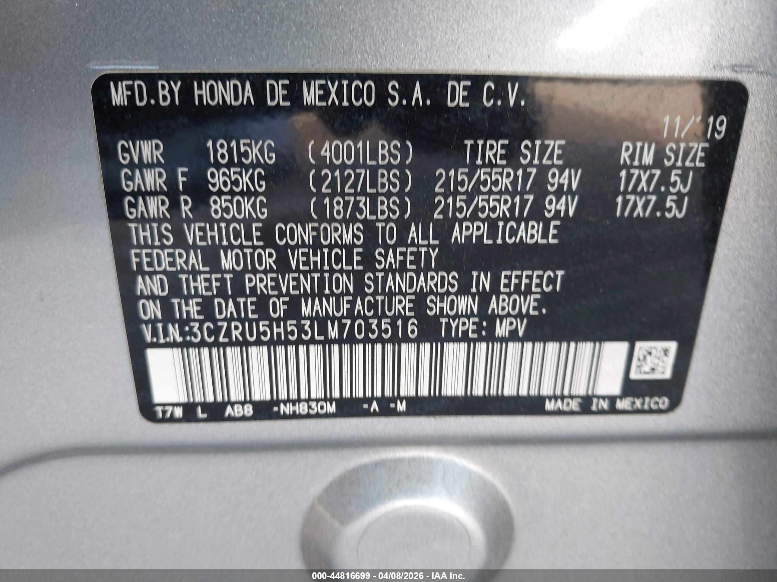 HONDA HR-V image 9