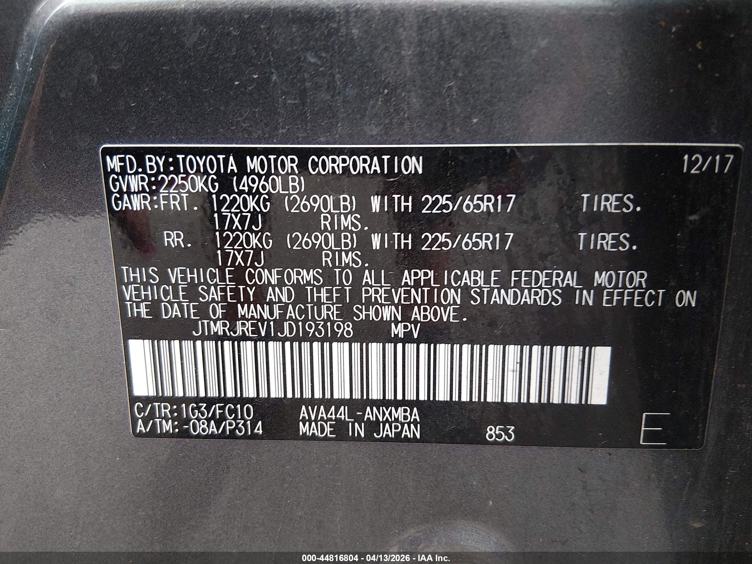 TOYOTA RAV4 image 9