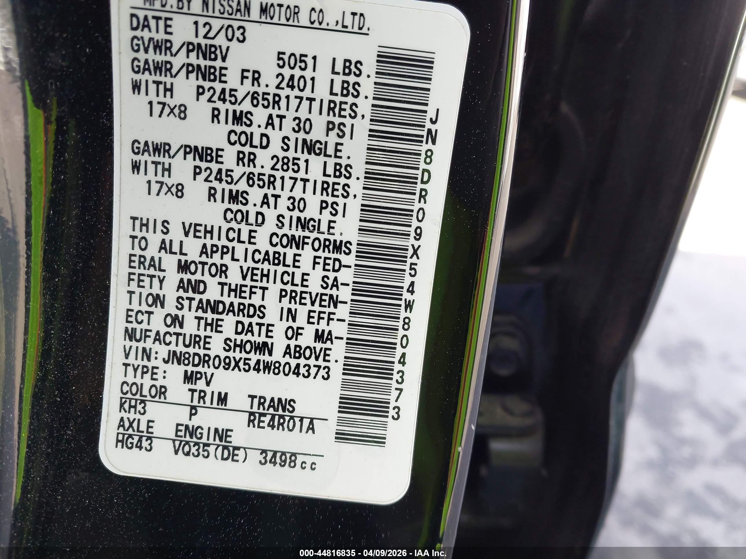 NISSAN PATHFINDER image 9