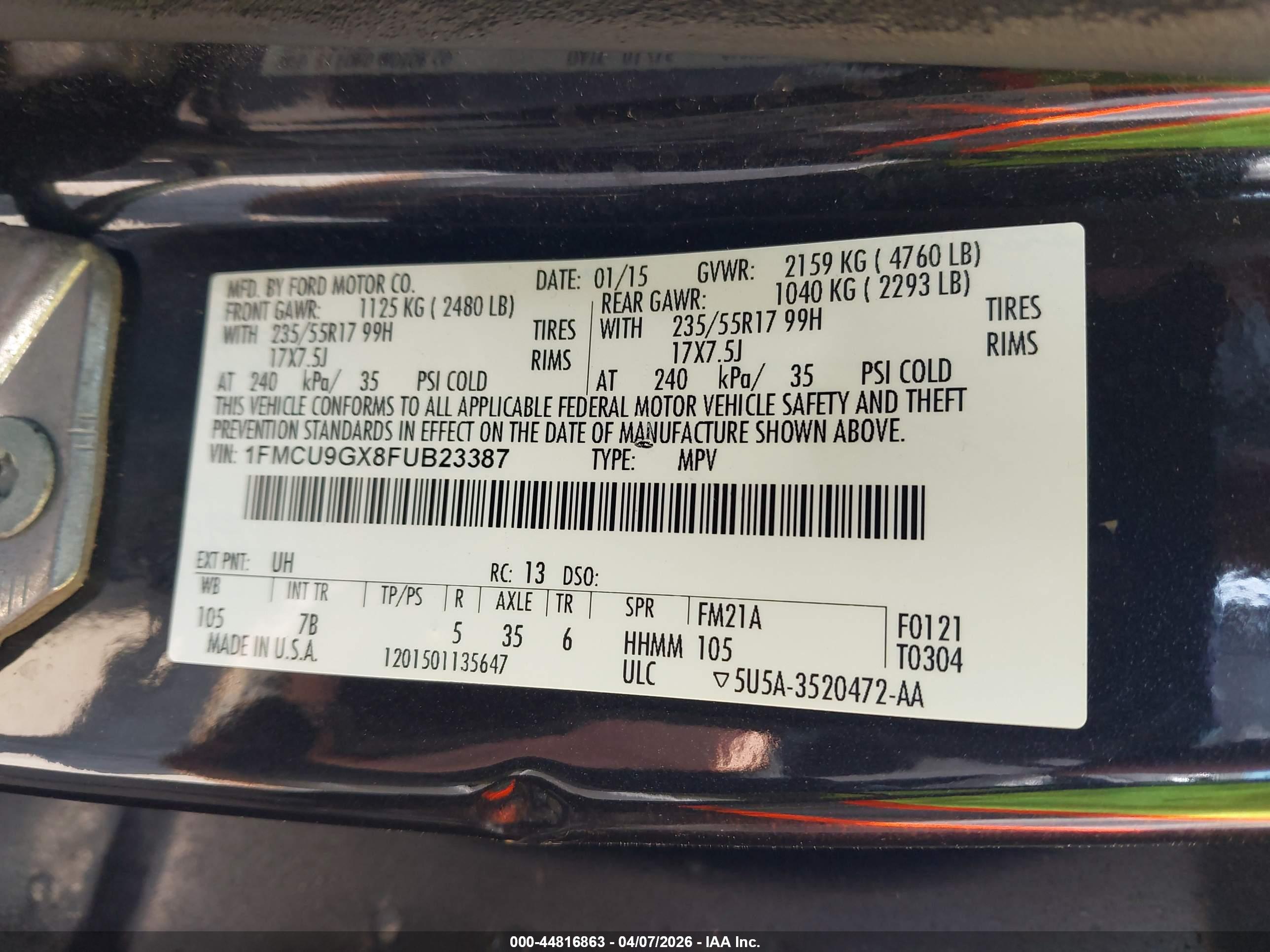 FORD ESCAPE image 9