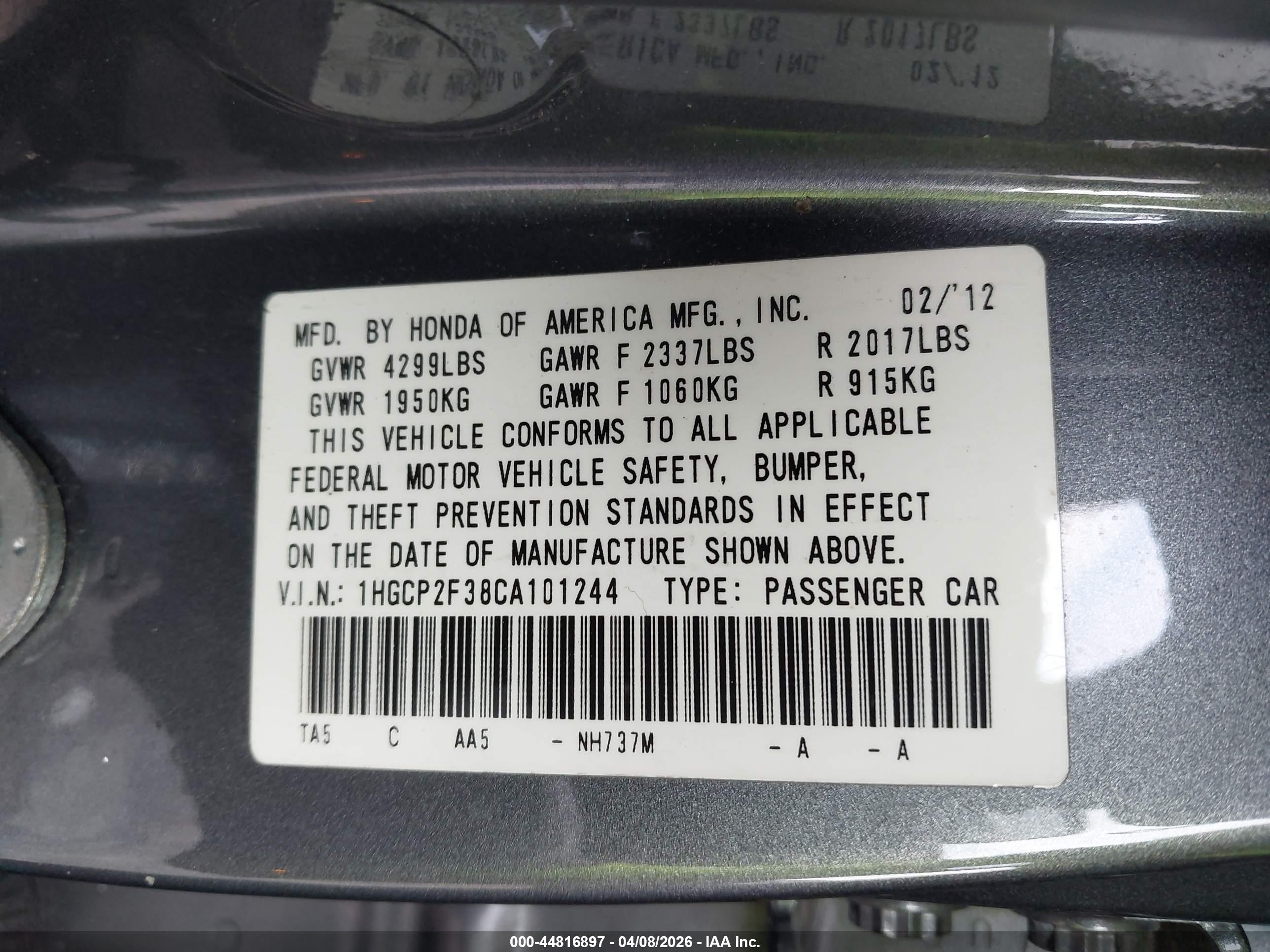 HONDA ACCORD image 9