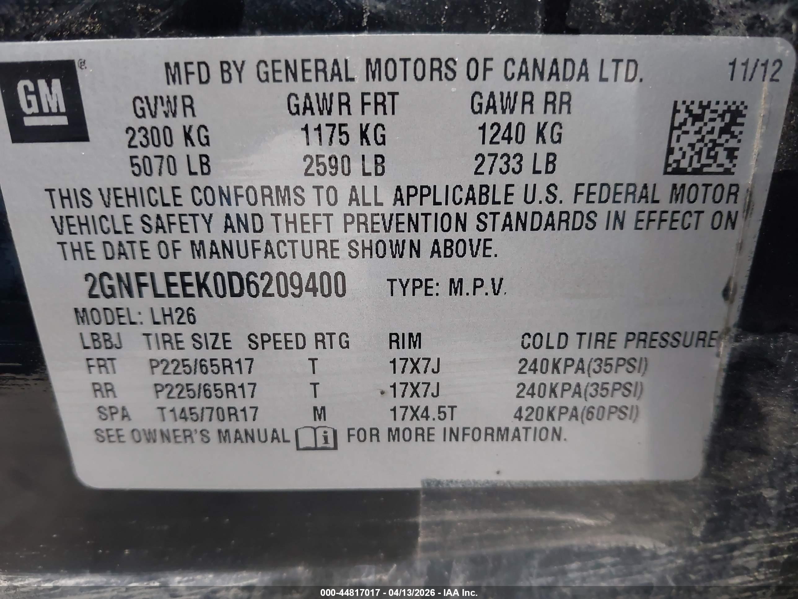 CHEVROLET EQUINOX image 9