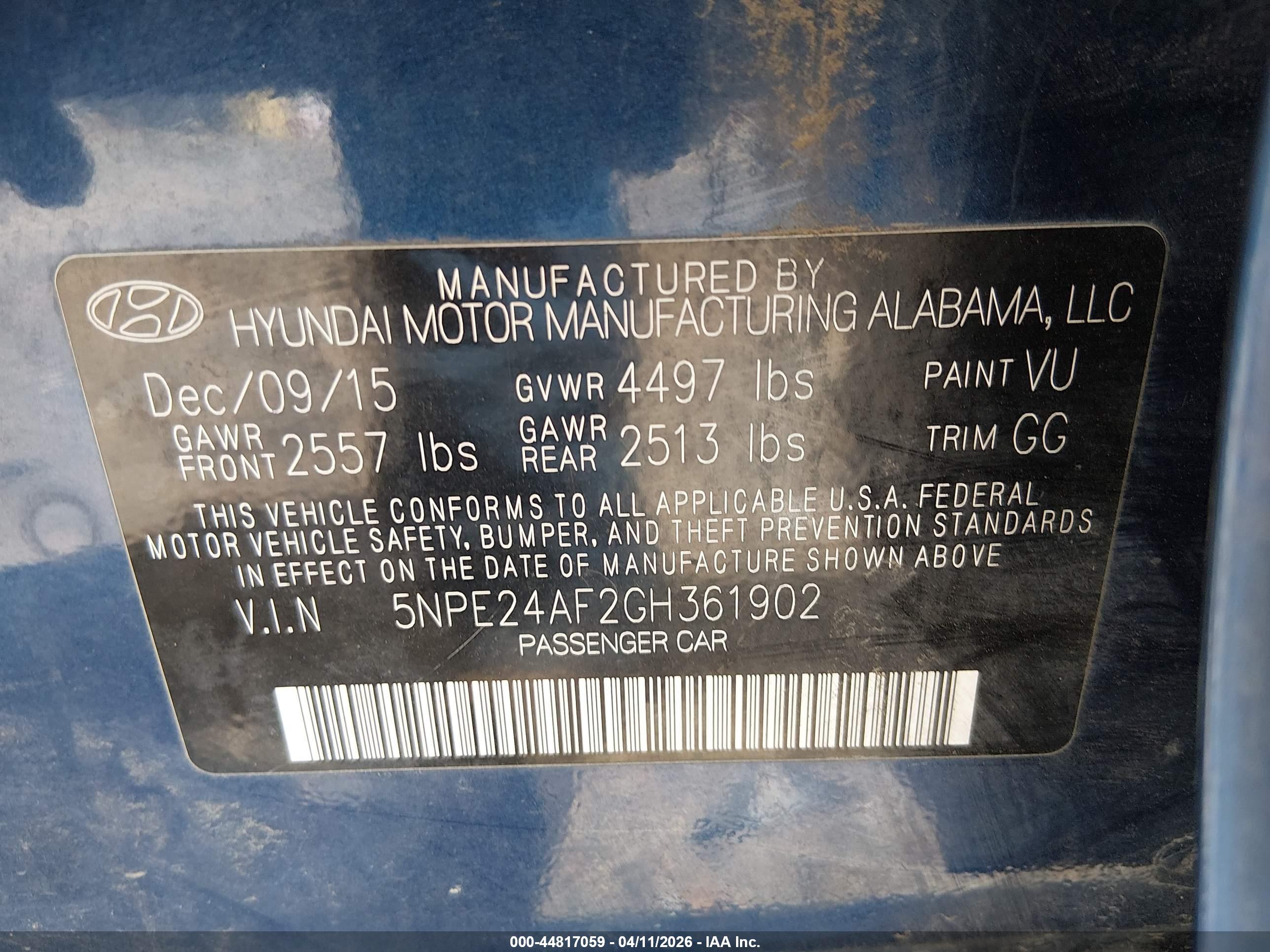 HYUNDAI SONATA image 9