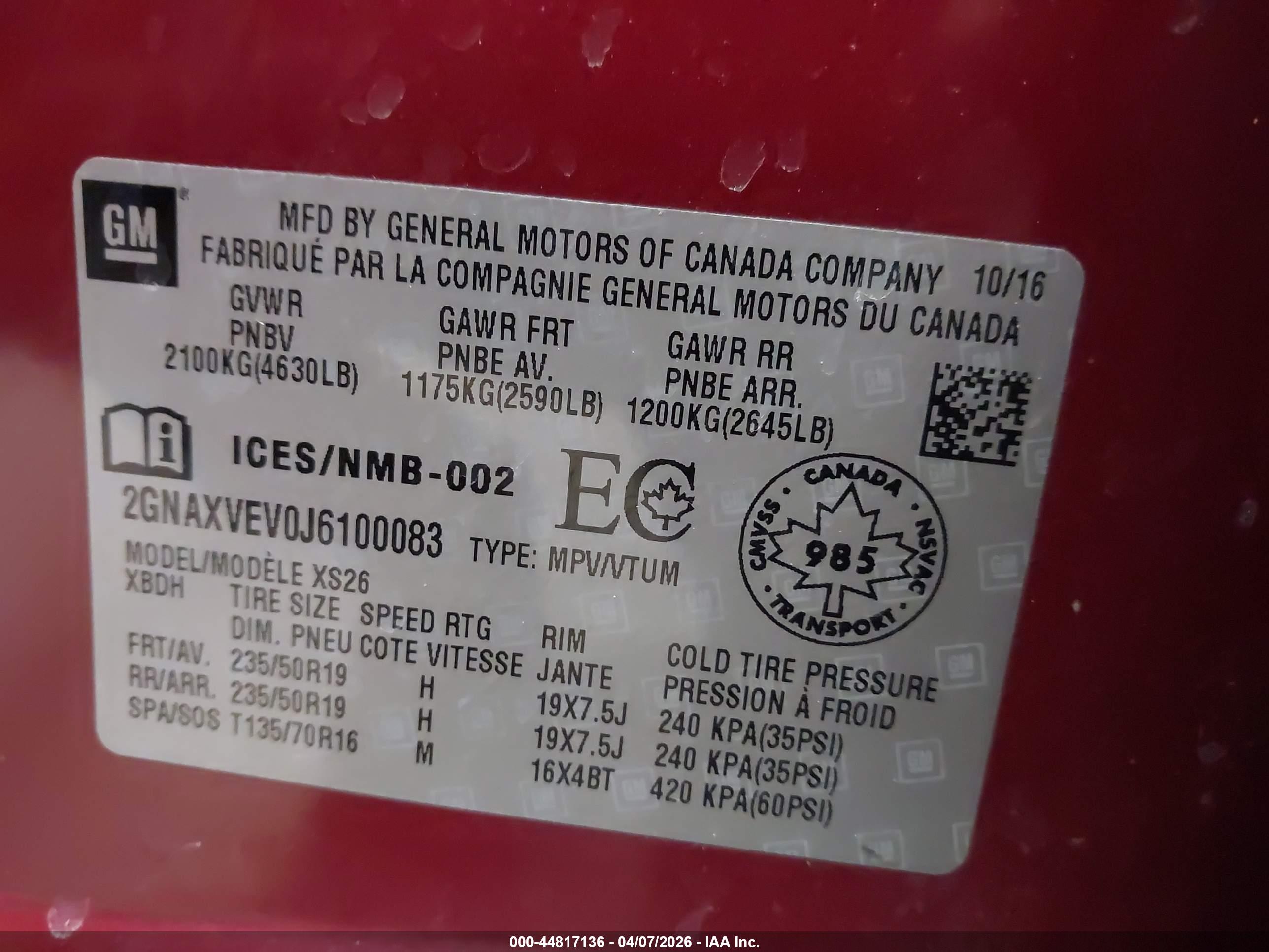 CHEVROLET EQUINOX image 9