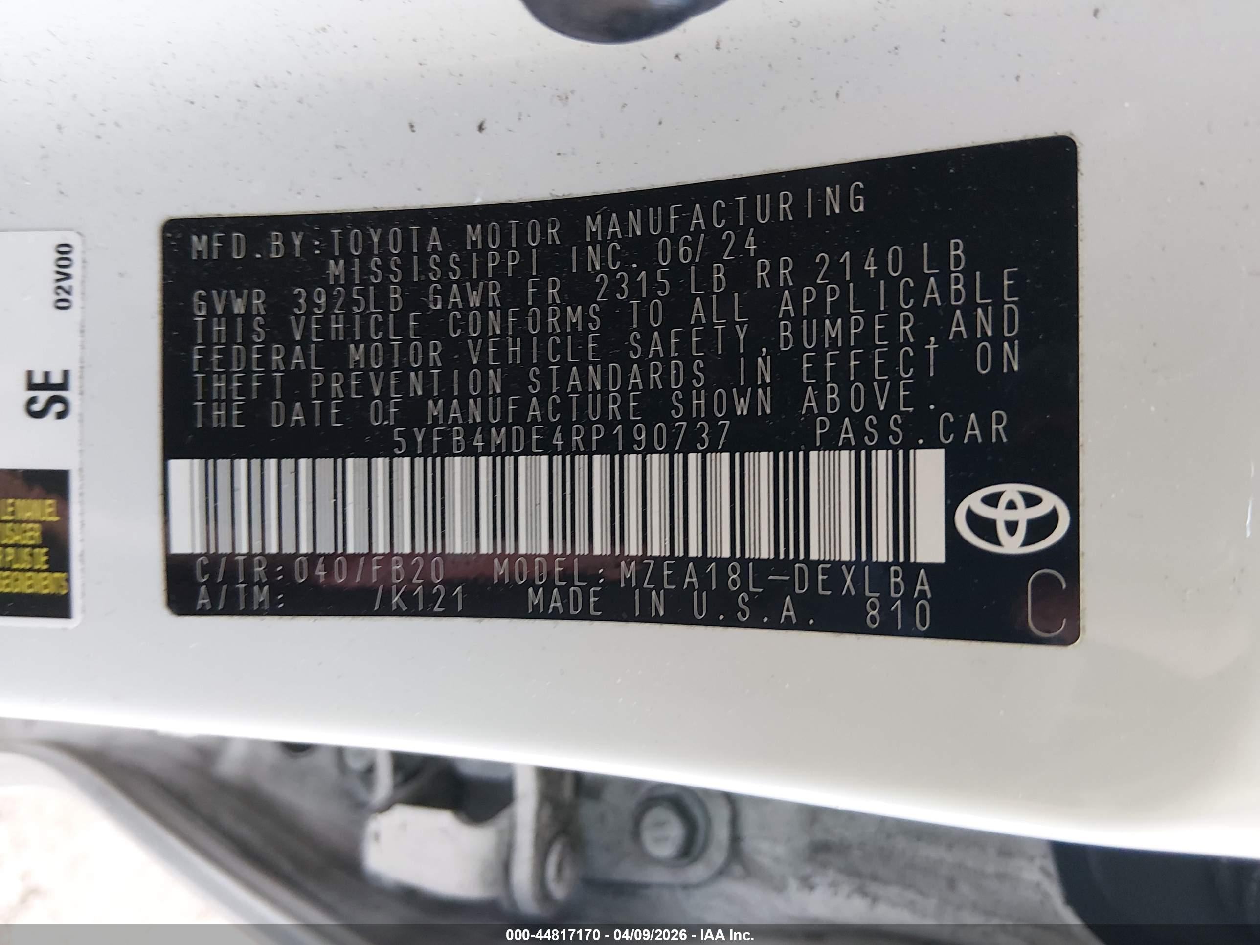 TOYOTA COROLLA image 9
