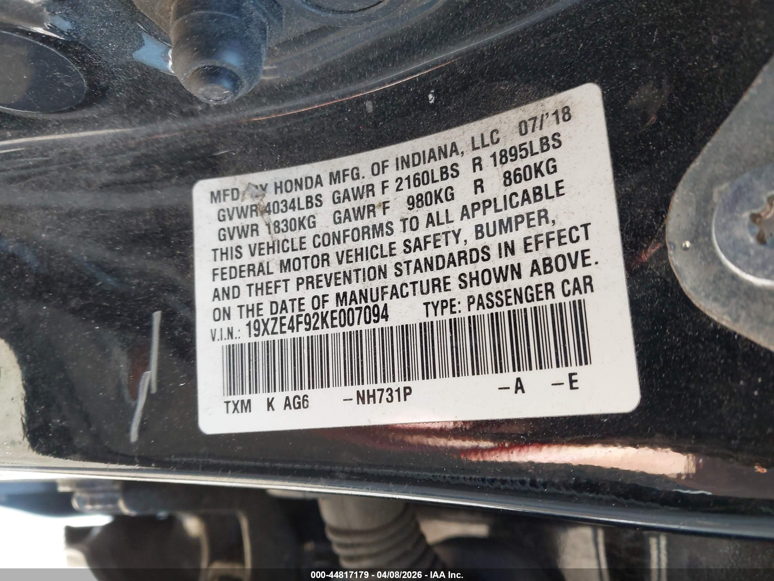 HONDA INSIGHT image 9