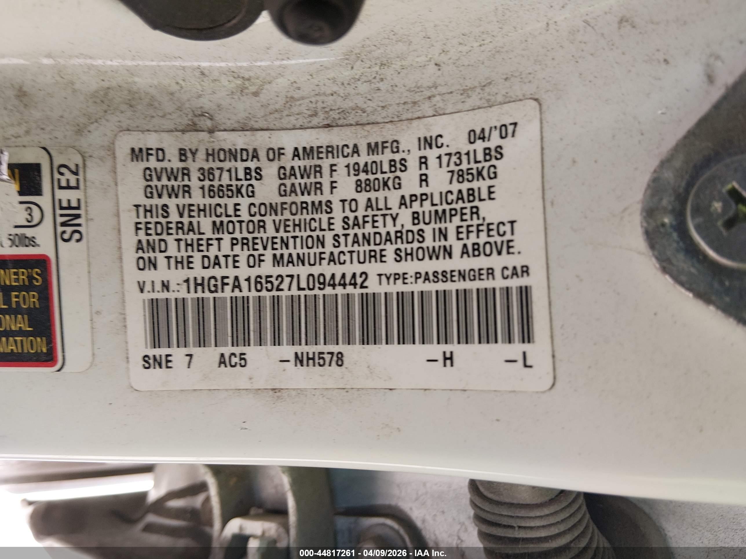 HONDA CIVIC image 9