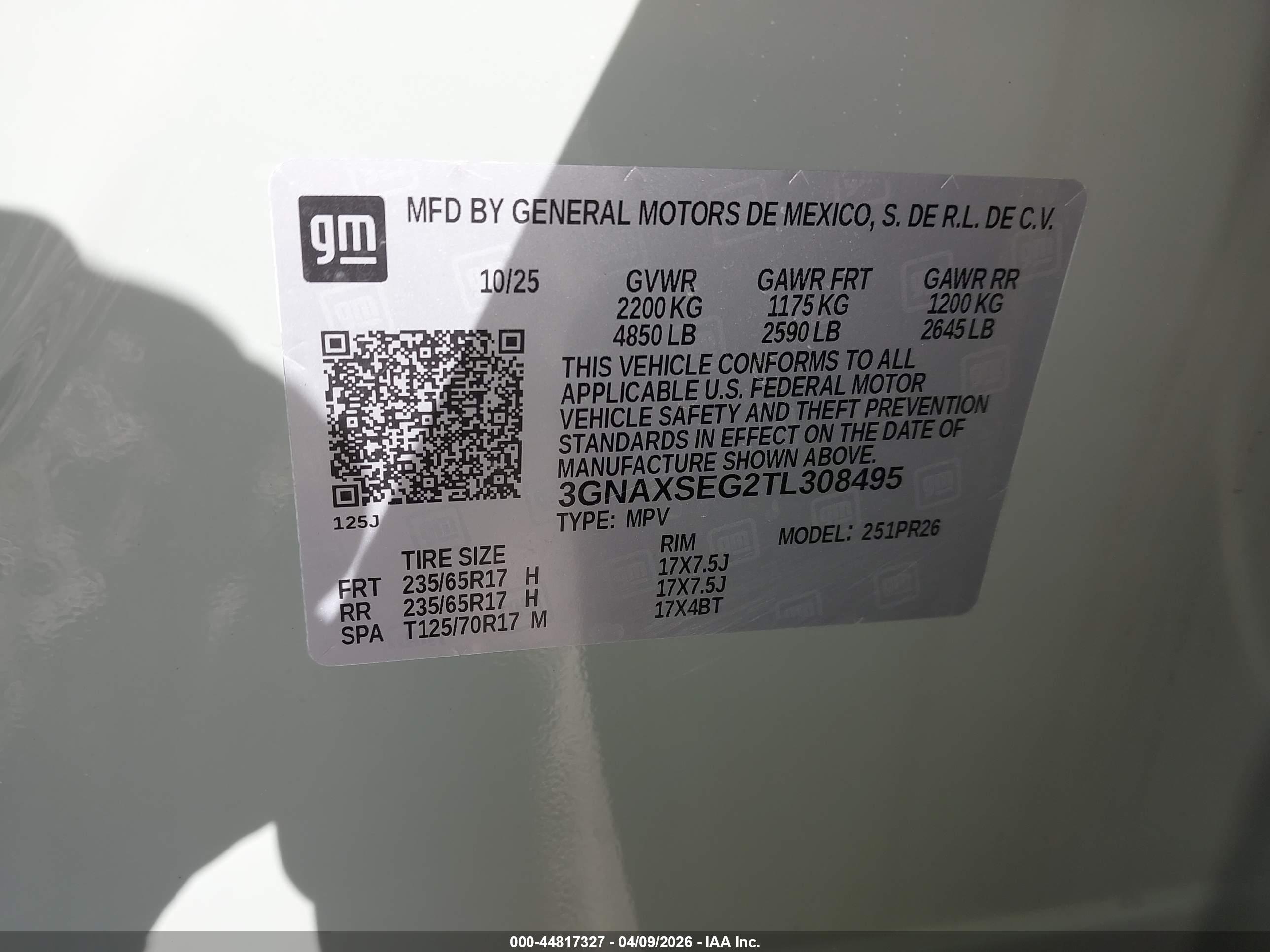 CHEVROLET EQUINOX image 9