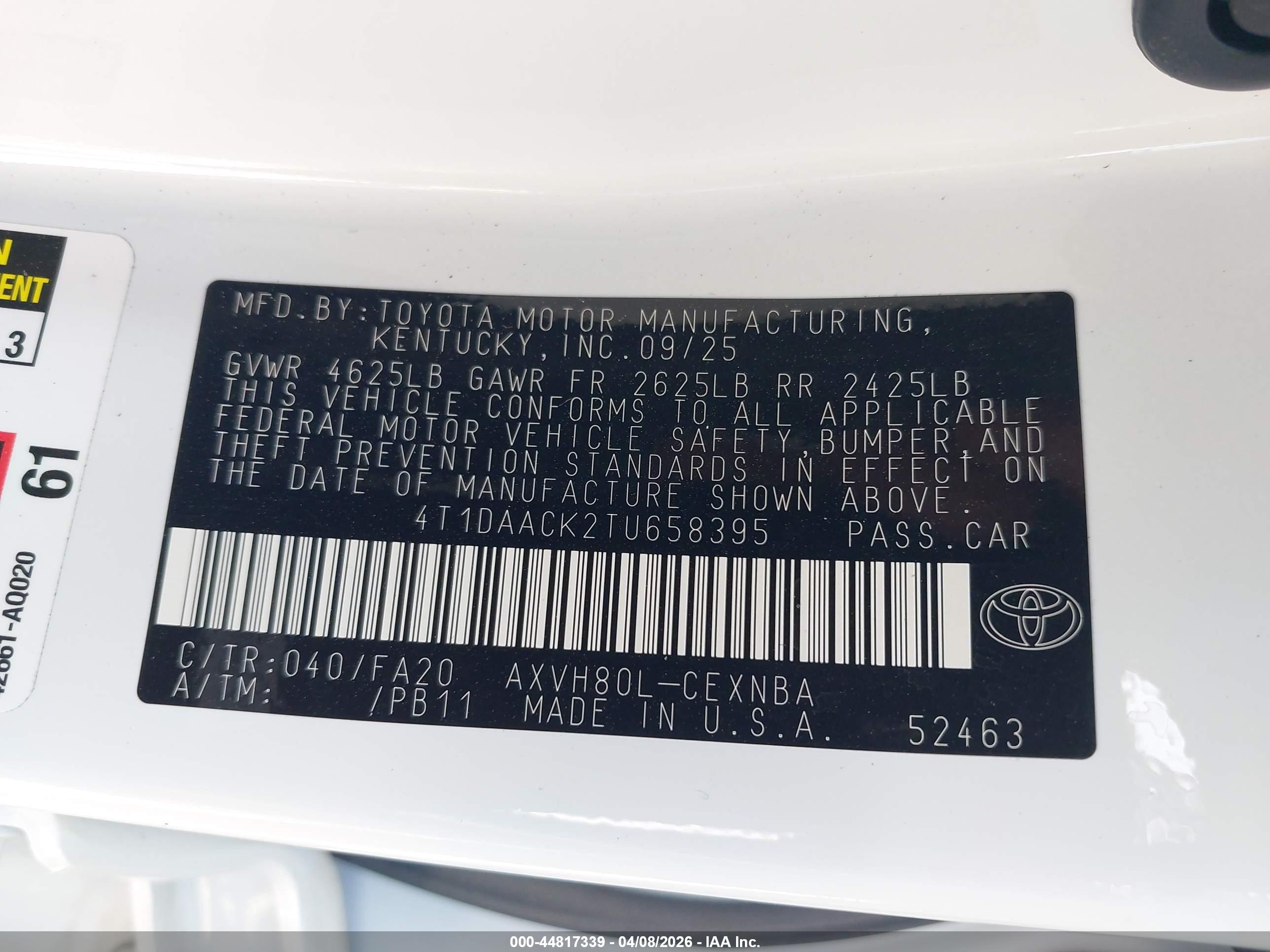 TOYOTA CAMRY image 9