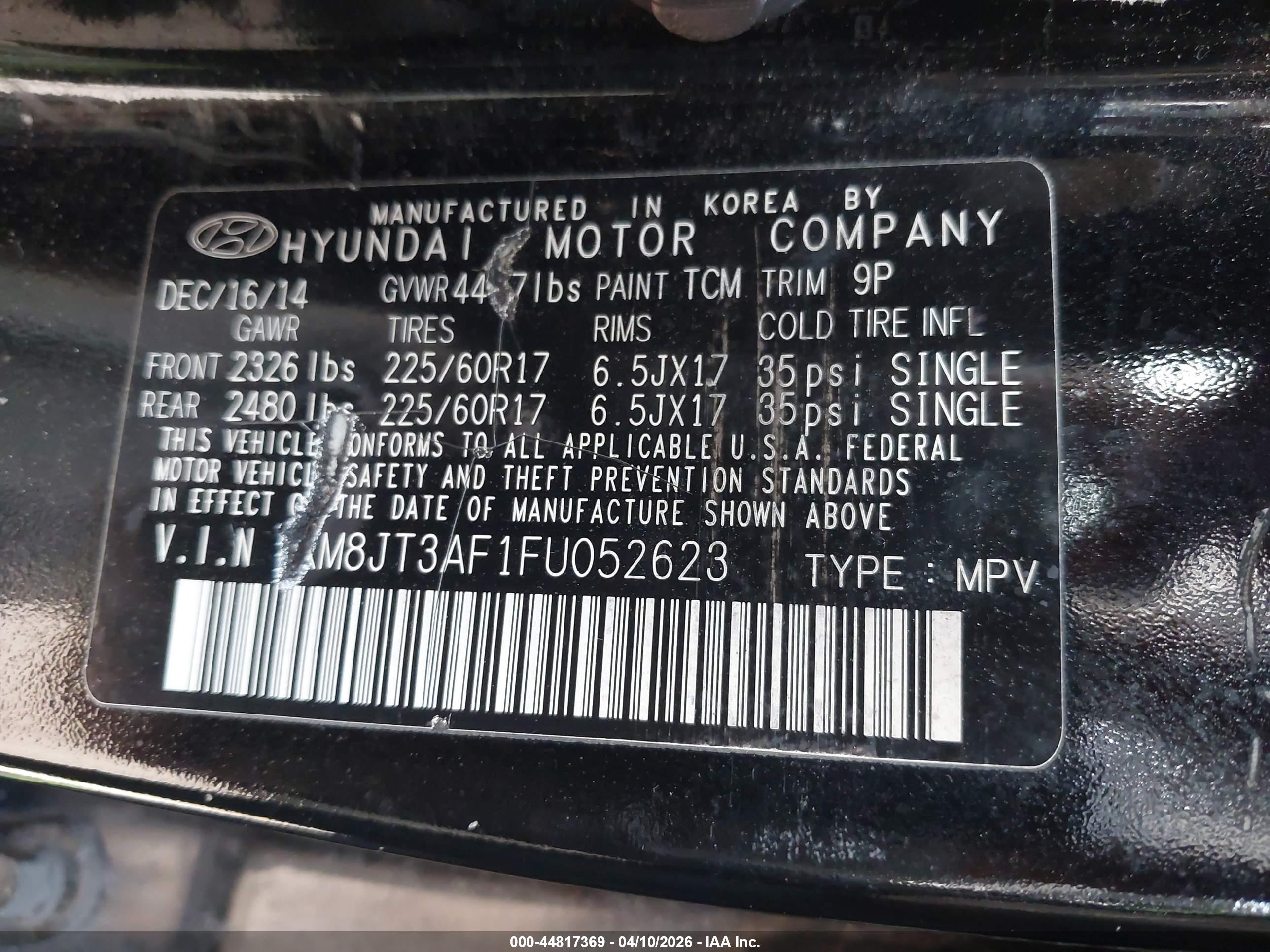 HYUNDAI TUCSON image 9