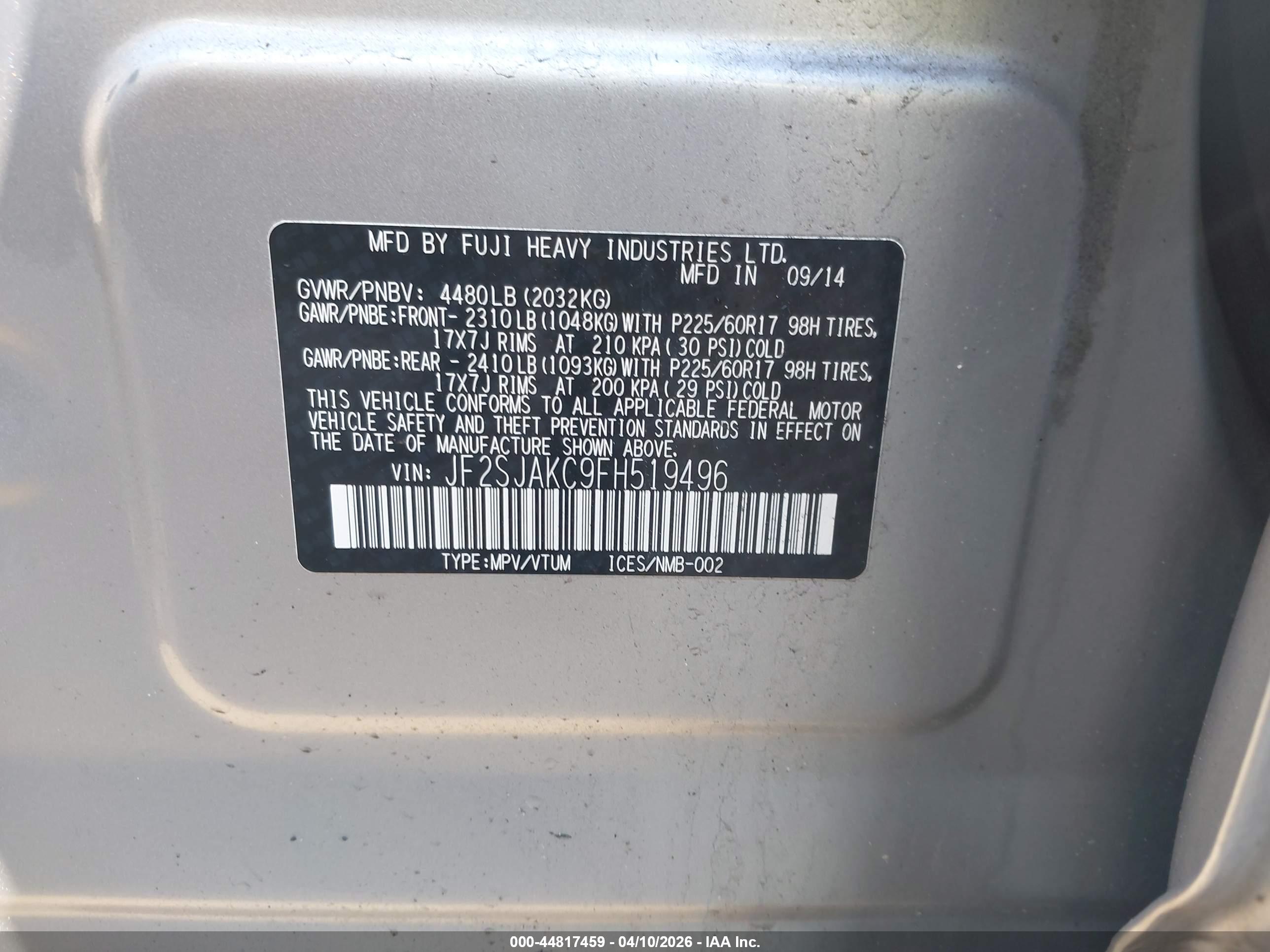 SUBARU FORESTER image 9