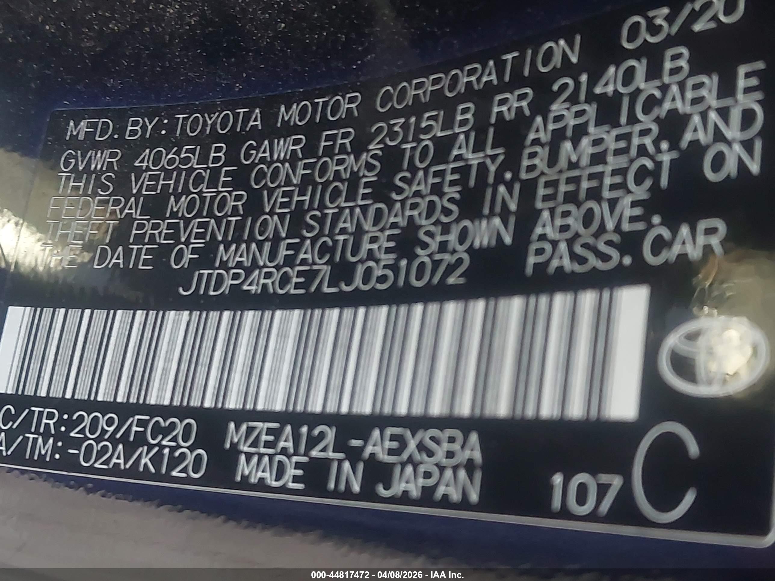 TOYOTA COROLLA image 9