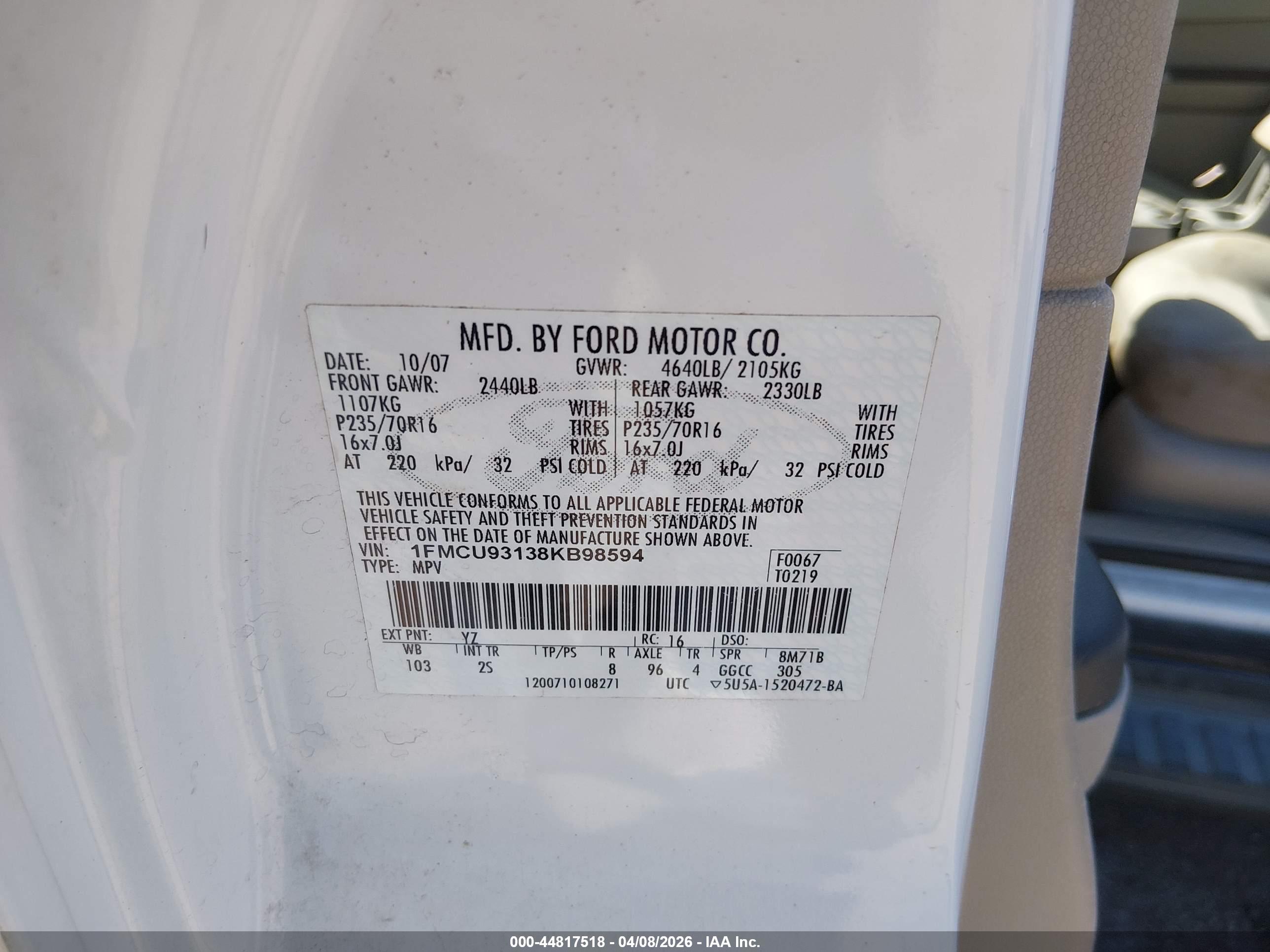FORD ESCAPE image 9