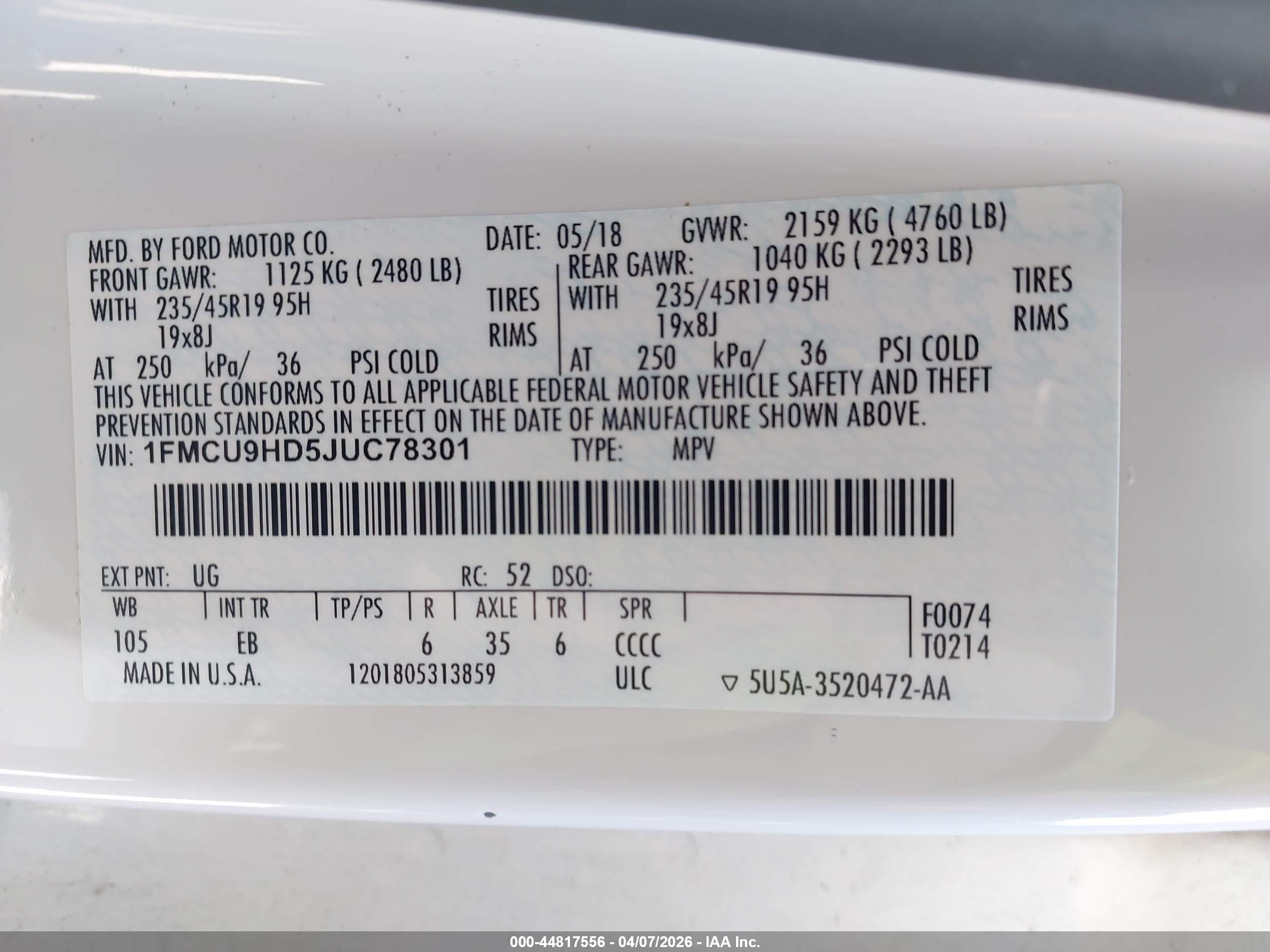 FORD ESCAPE image 9