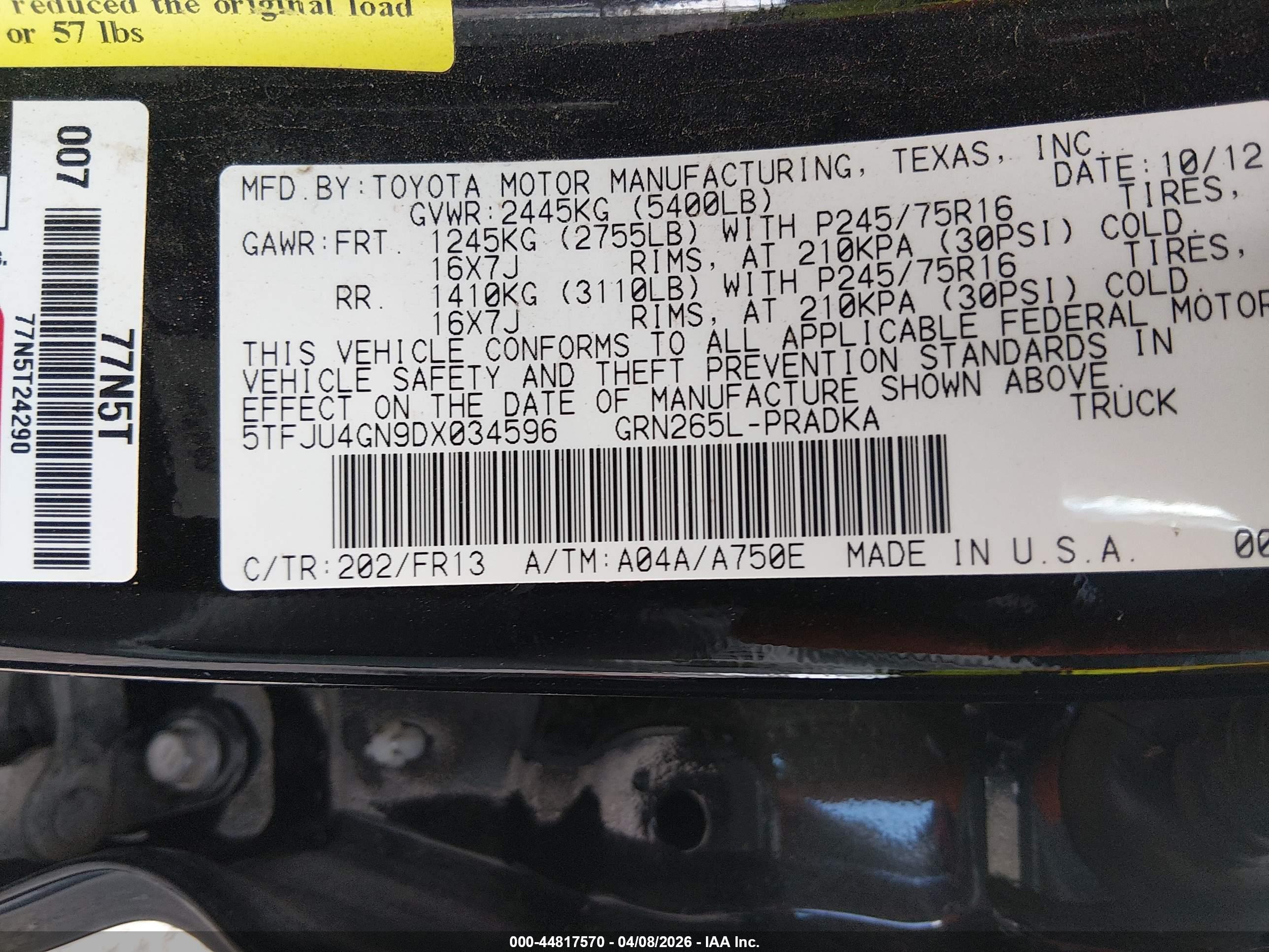 TOYOTA TACOMA image 9