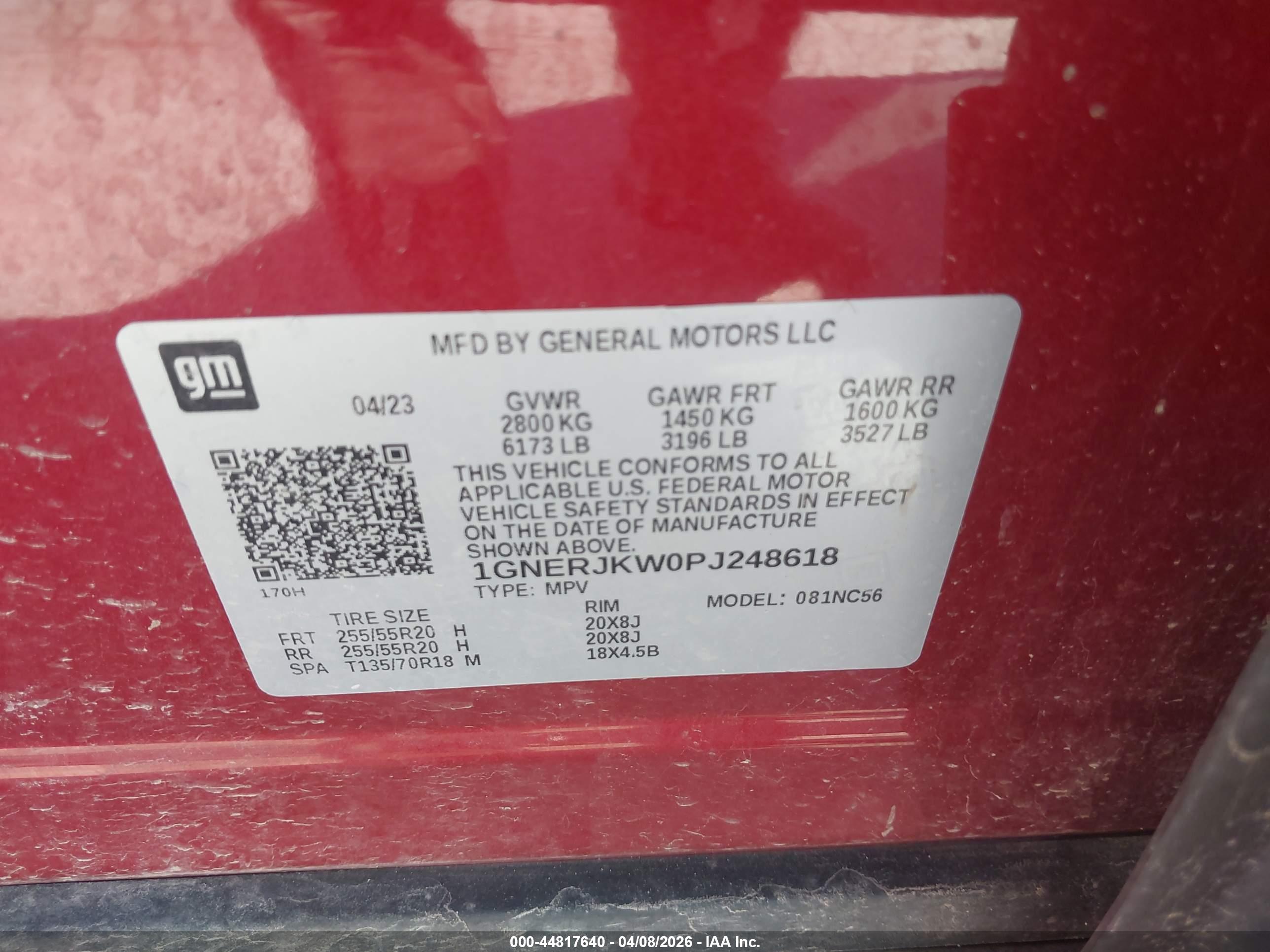CHEVROLET TRAVERSE image 9