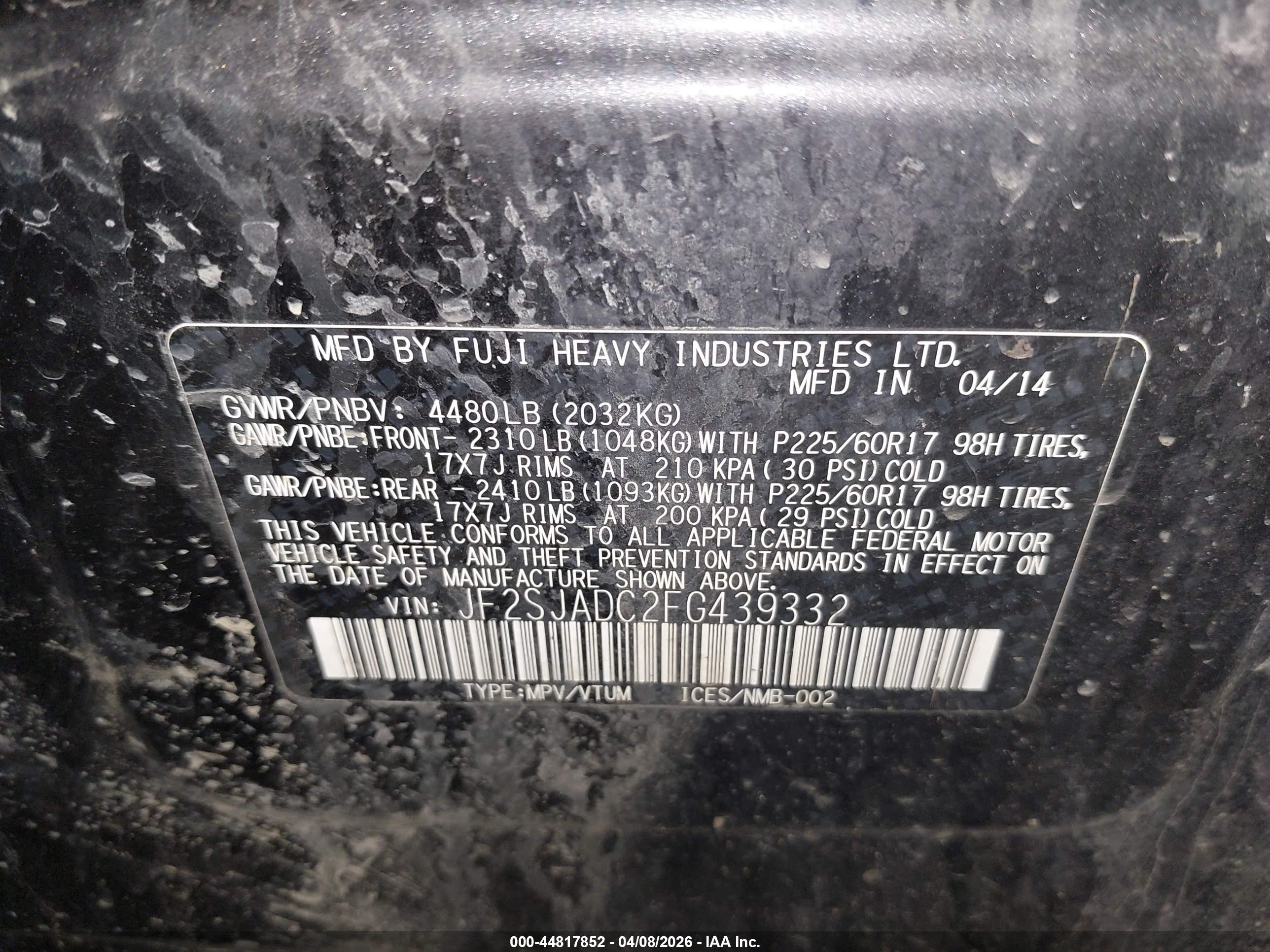 SUBARU FORESTER image 9