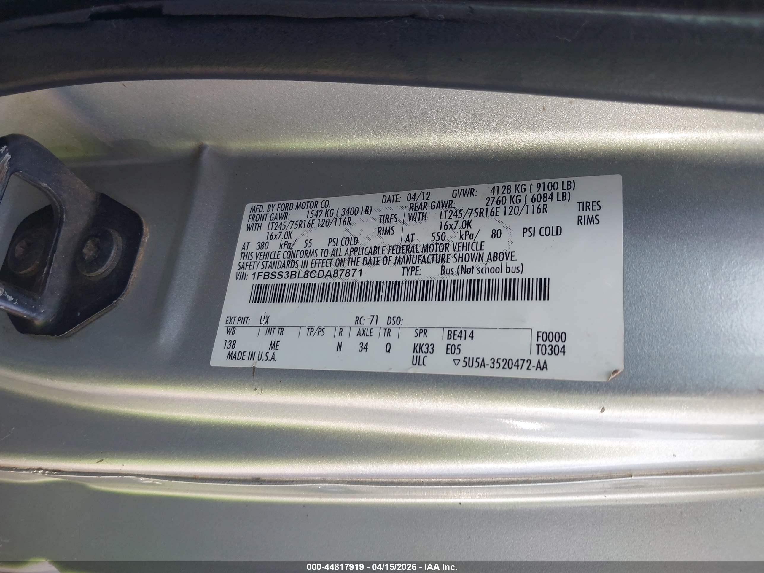 FORD E-350 image 9