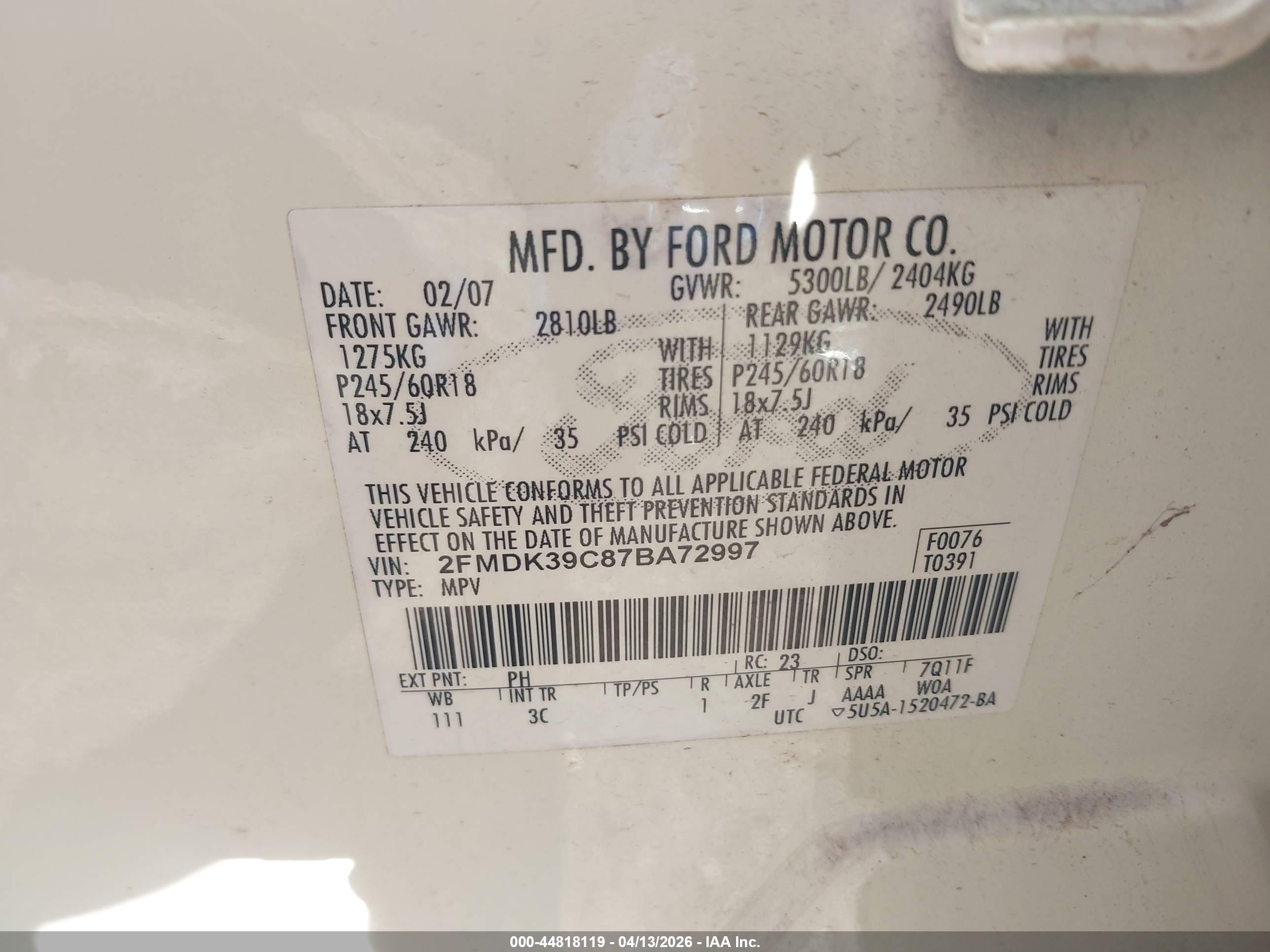FORD EDGE image 9