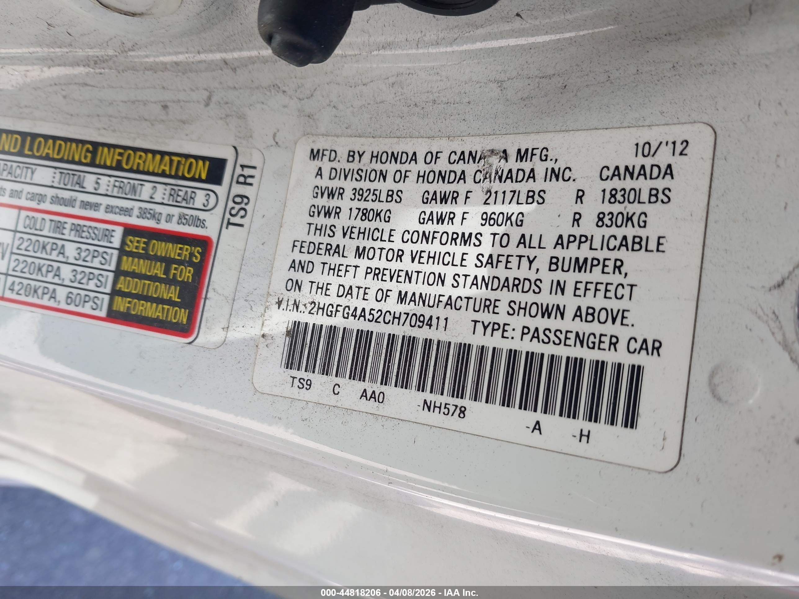HONDA CIVIC image 9