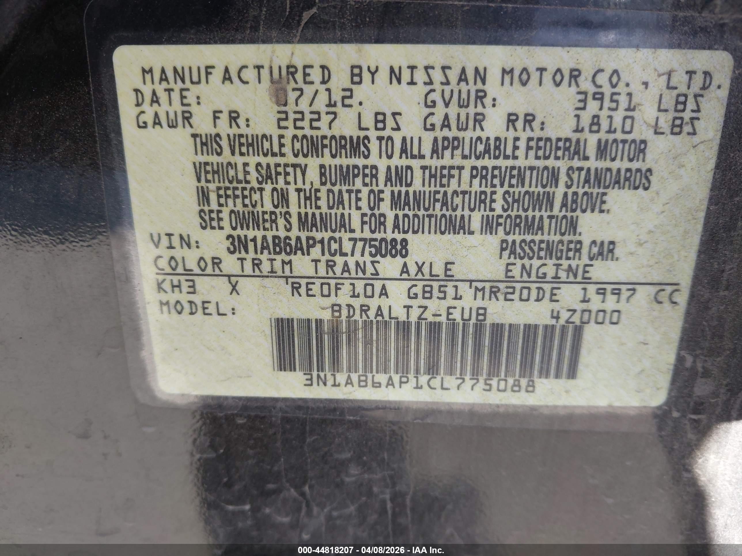 NISSAN SENTRA image 9