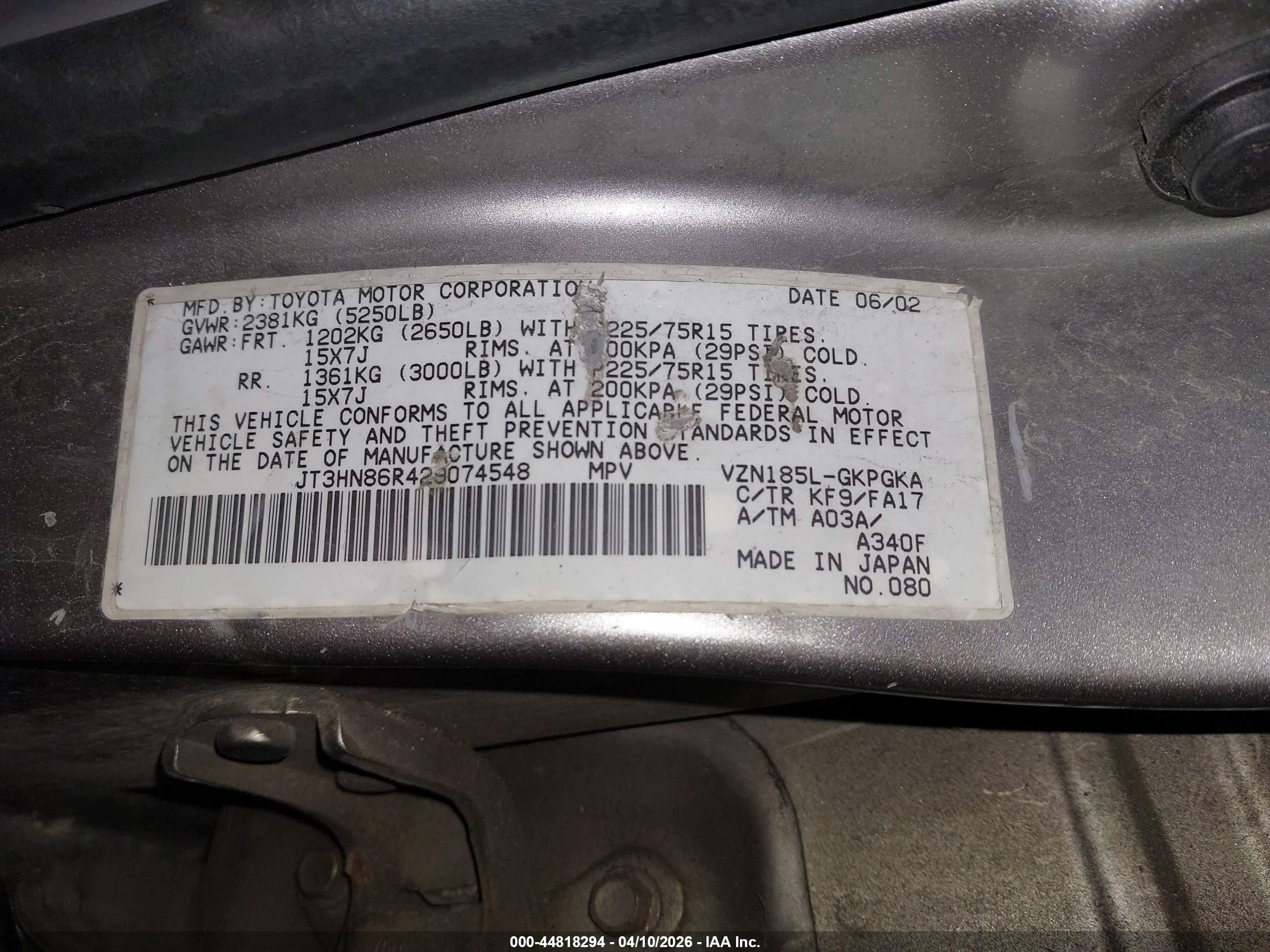 TOYOTA 4RUNNER image 9