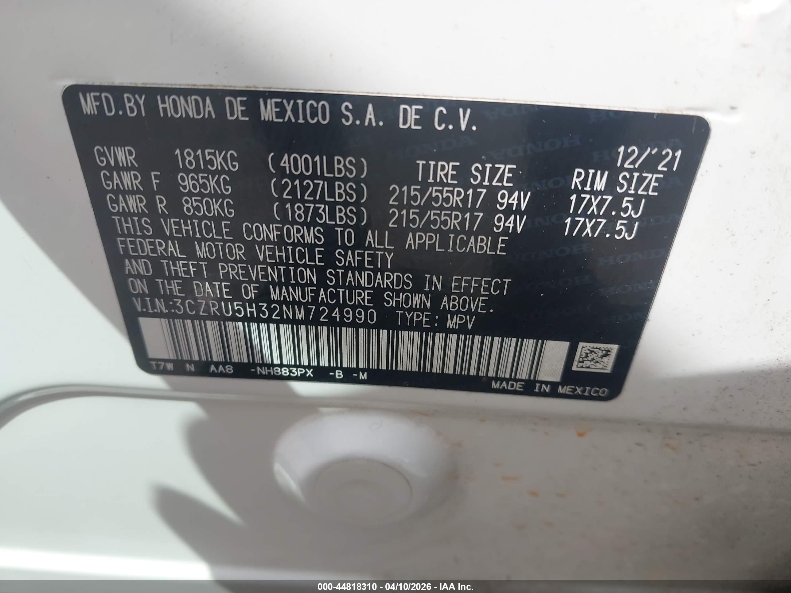 HONDA HR-V image 9